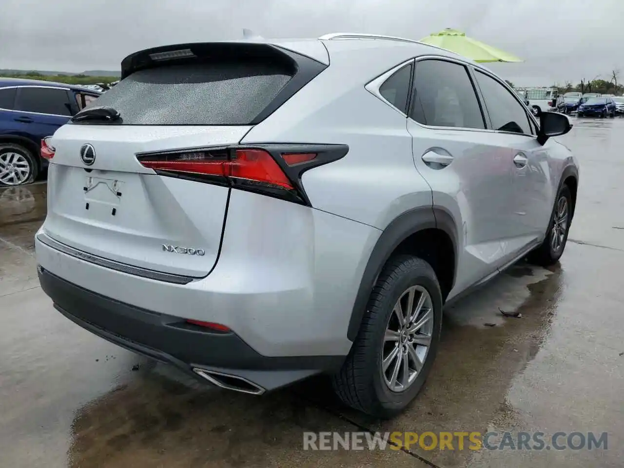 4 Фотография поврежденного автомобиля JTJYARBZ4K2124020 LEXUS NX 2019