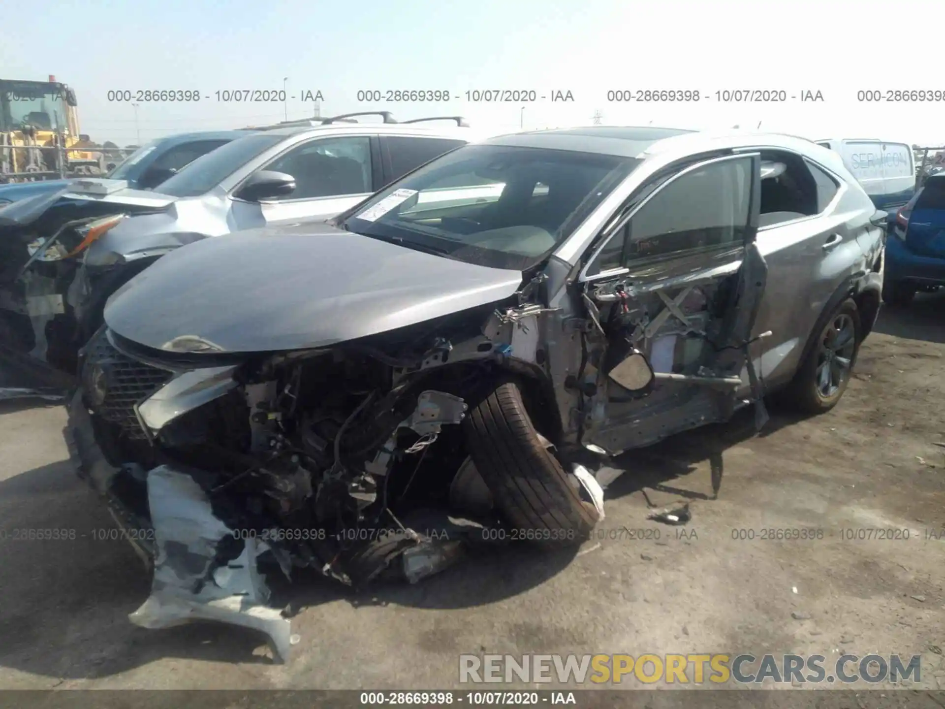 2 Photograph of a damaged car JTJYARBZ4K2124907 LEXUS NX 2019