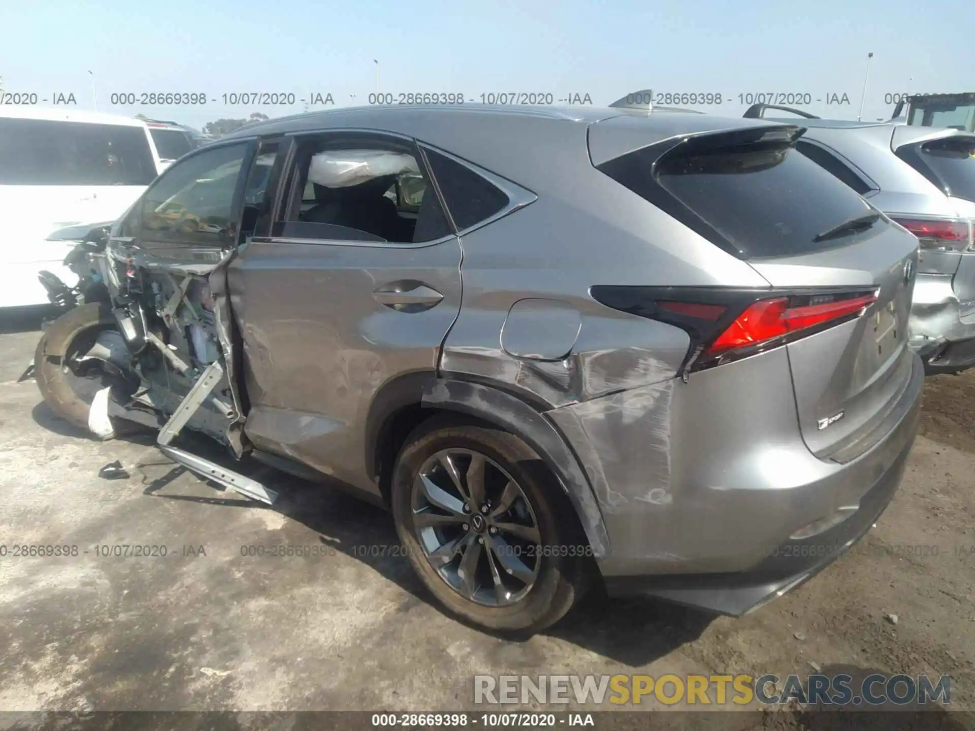 3 Photograph of a damaged car JTJYARBZ4K2124907 LEXUS NX 2019