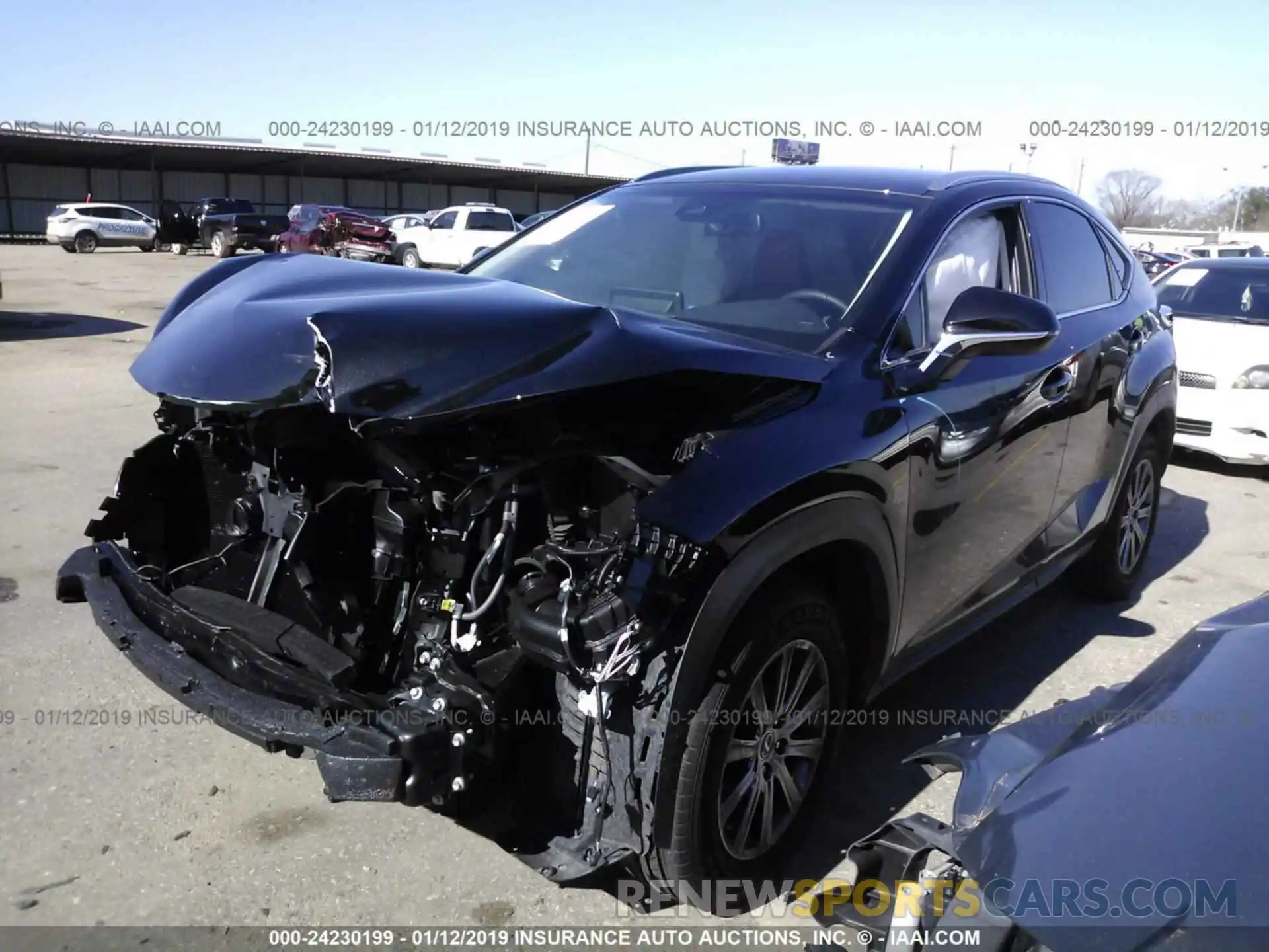 2 Фотография поврежденного автомобиля JTJYARBZ4K2125832 LEXUS NX 2019