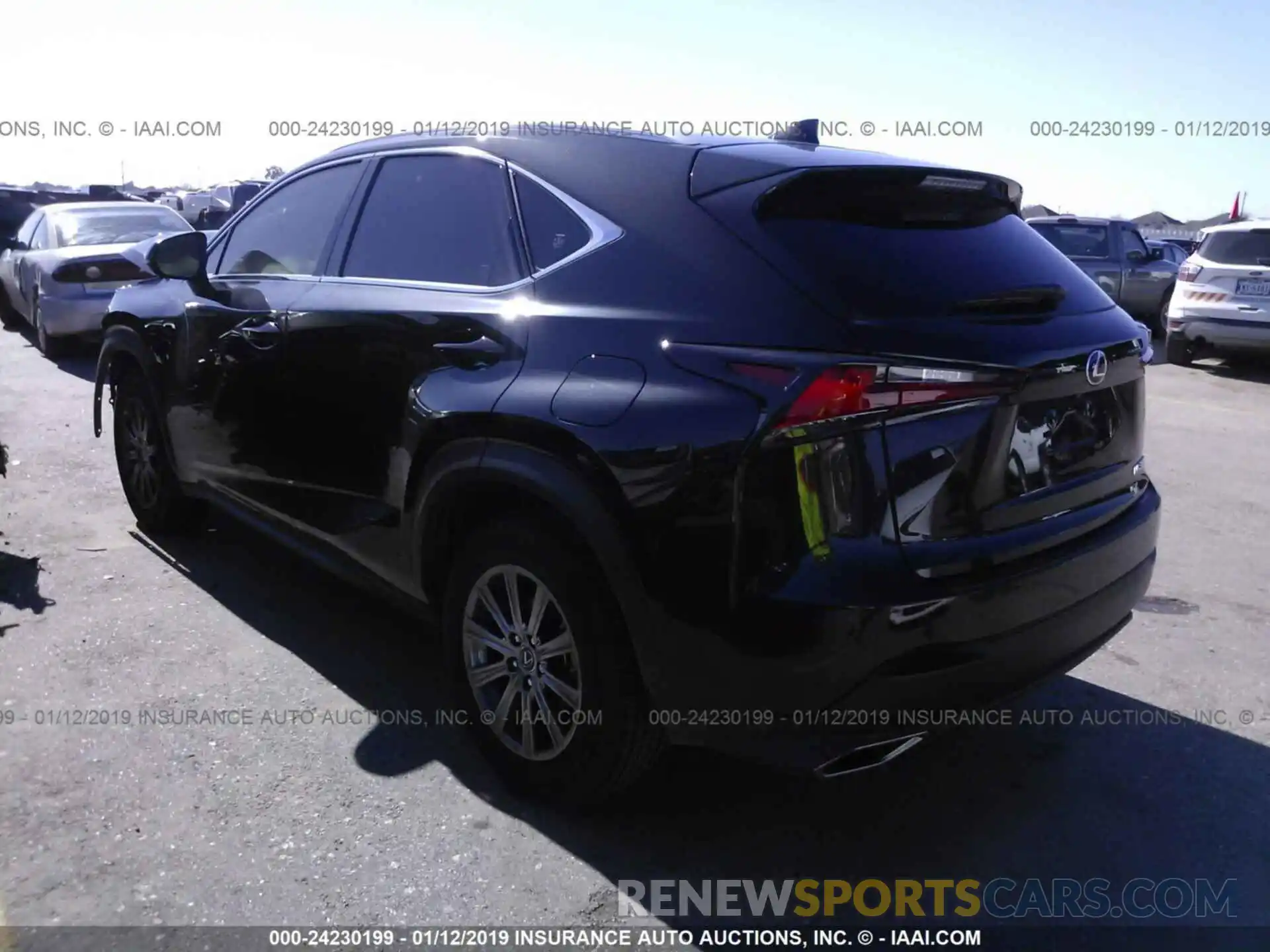 3 Фотография поврежденного автомобиля JTJYARBZ4K2125832 LEXUS NX 2019