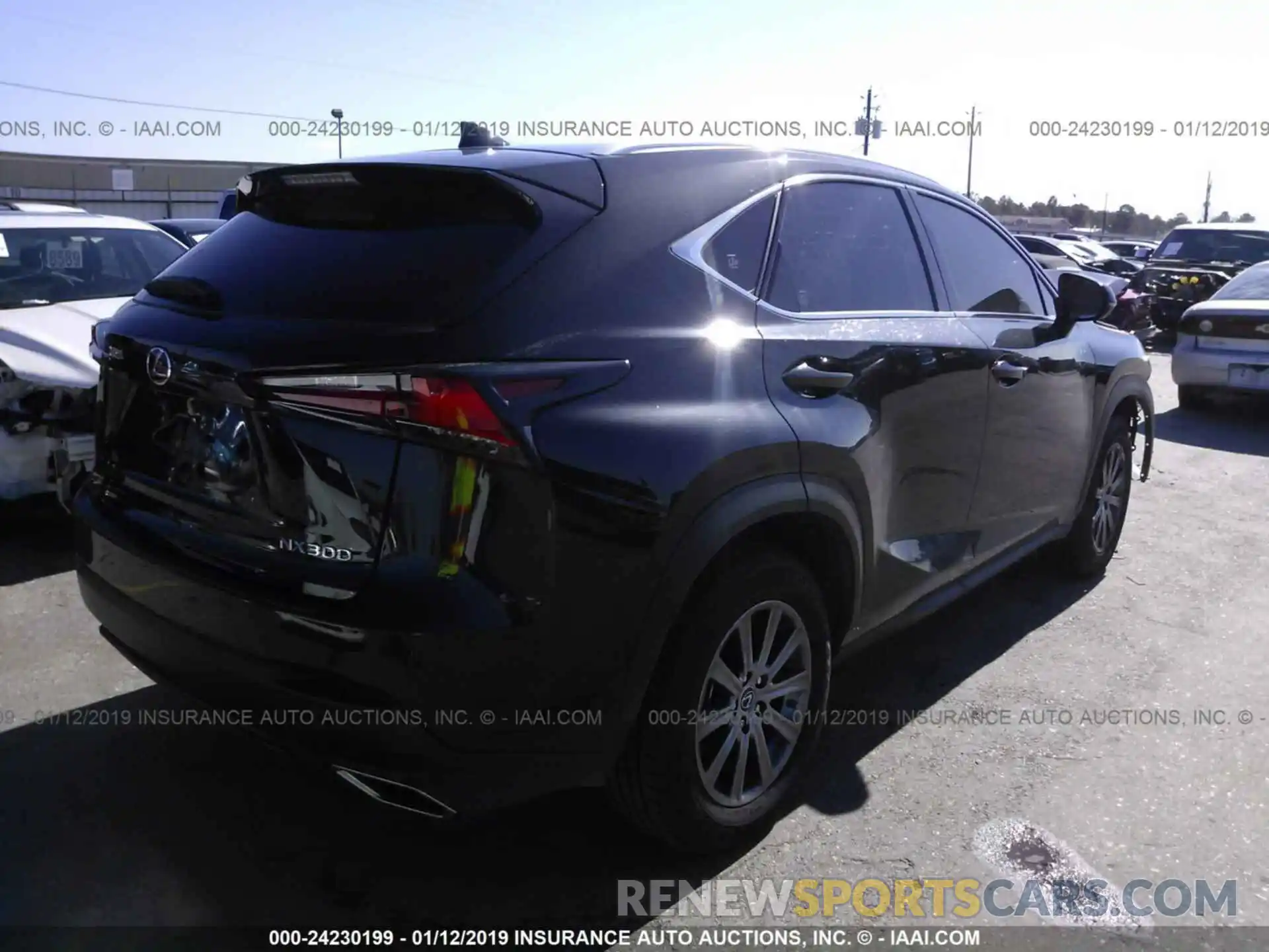 4 Фотография поврежденного автомобиля JTJYARBZ4K2125832 LEXUS NX 2019