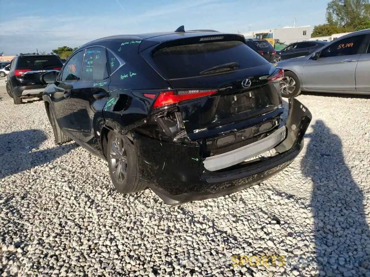 3 Photograph of a damaged car JTJYARBZ4K2126043 LEXUS NX 2019