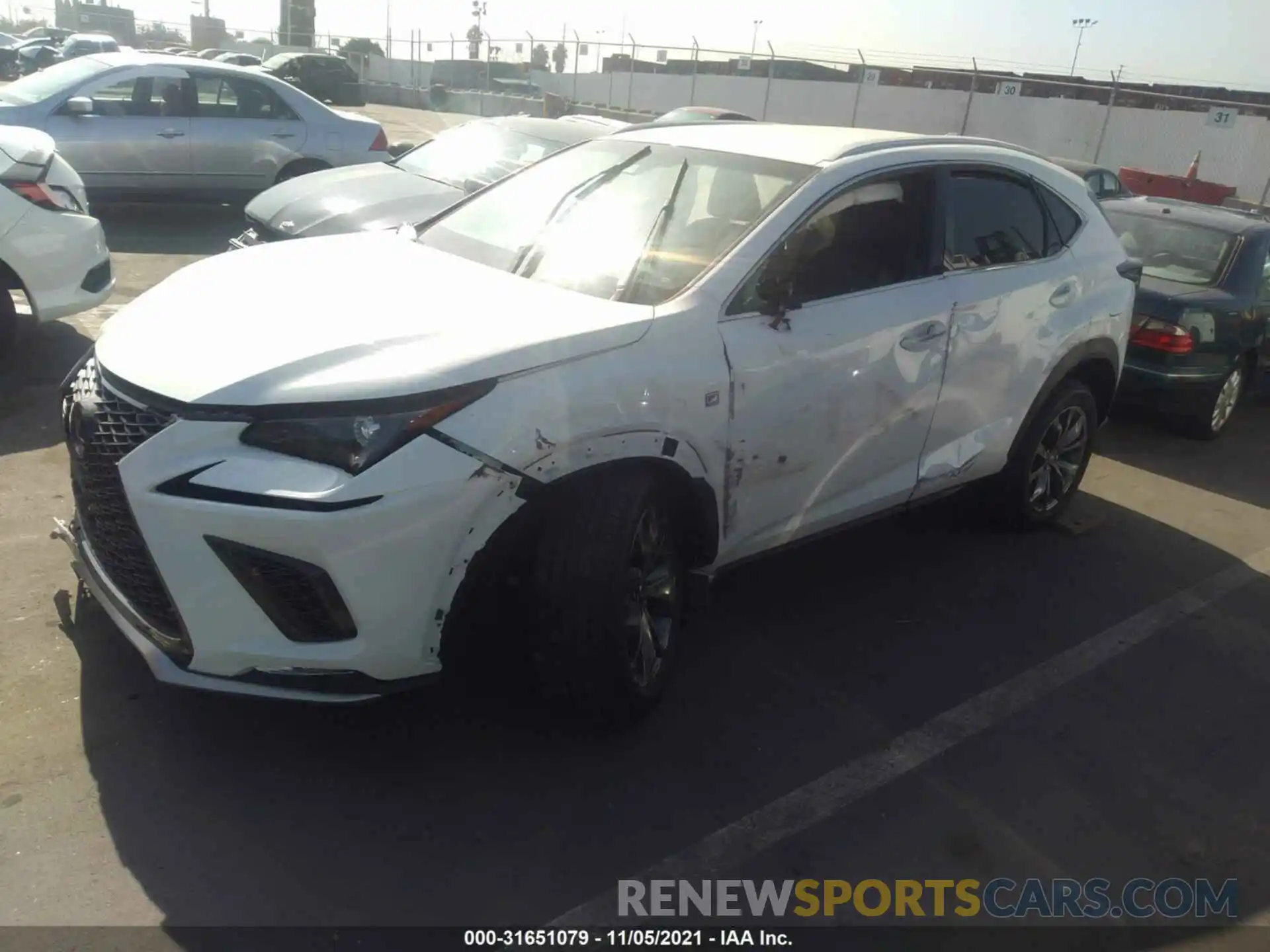 2 Photograph of a damaged car JTJYARBZ4K2128665 LEXUS NX 2019