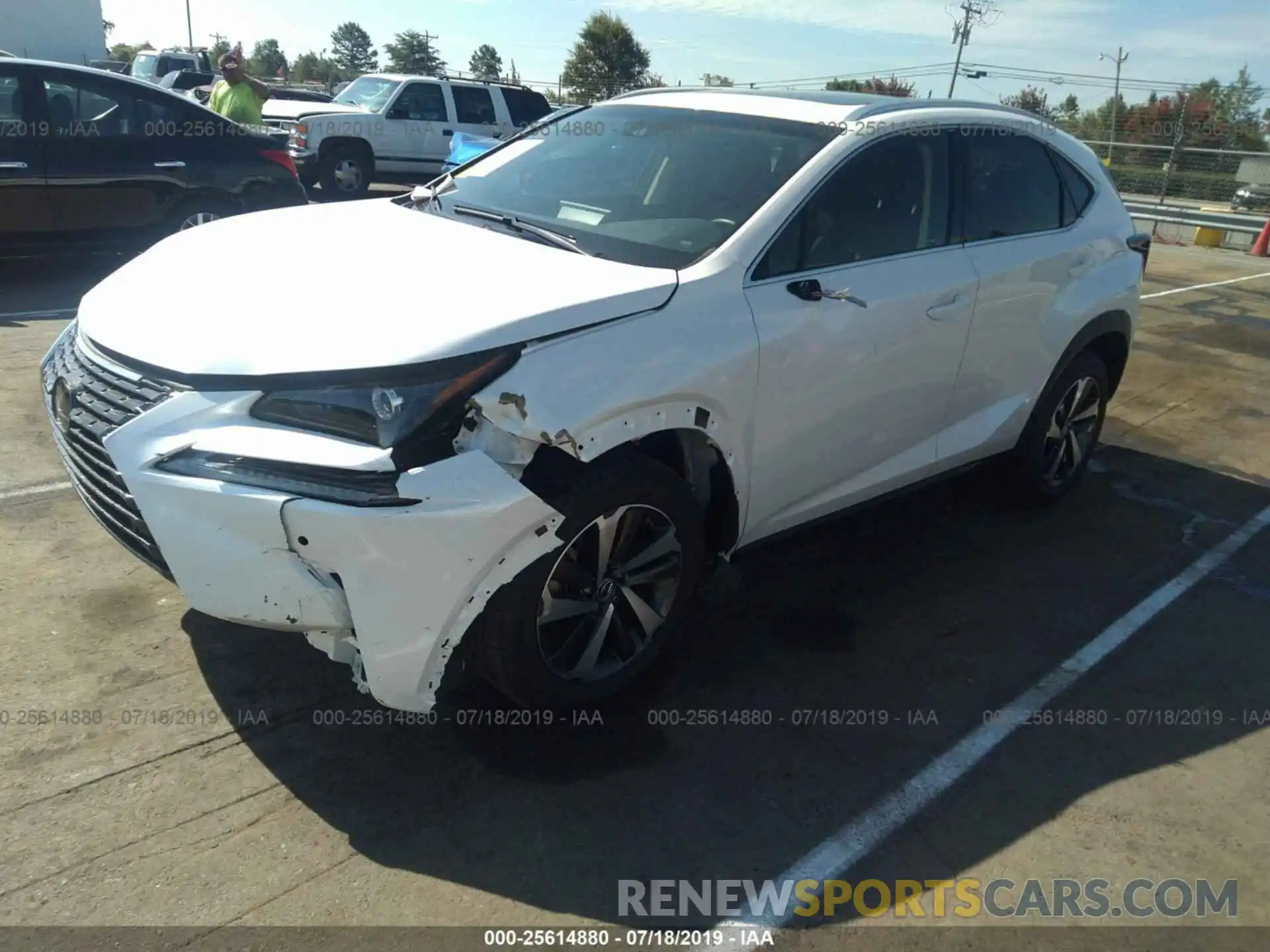 2 Photograph of a damaged car JTJYARBZ4K2129511 LEXUS NX 2019