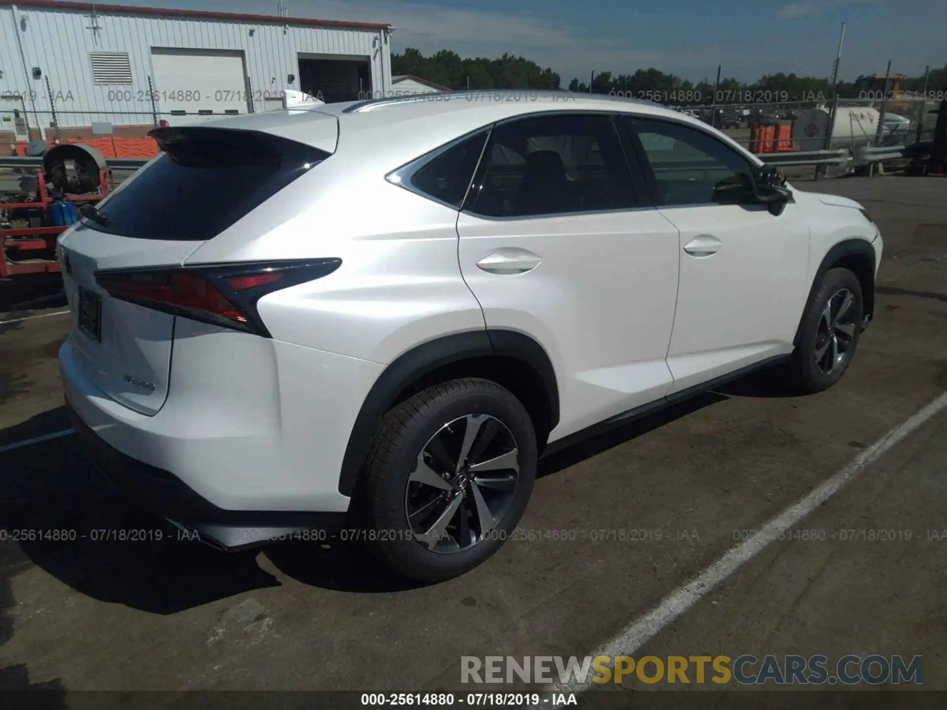 4 Фотография поврежденного автомобиля JTJYARBZ4K2129511 LEXUS NX 2019