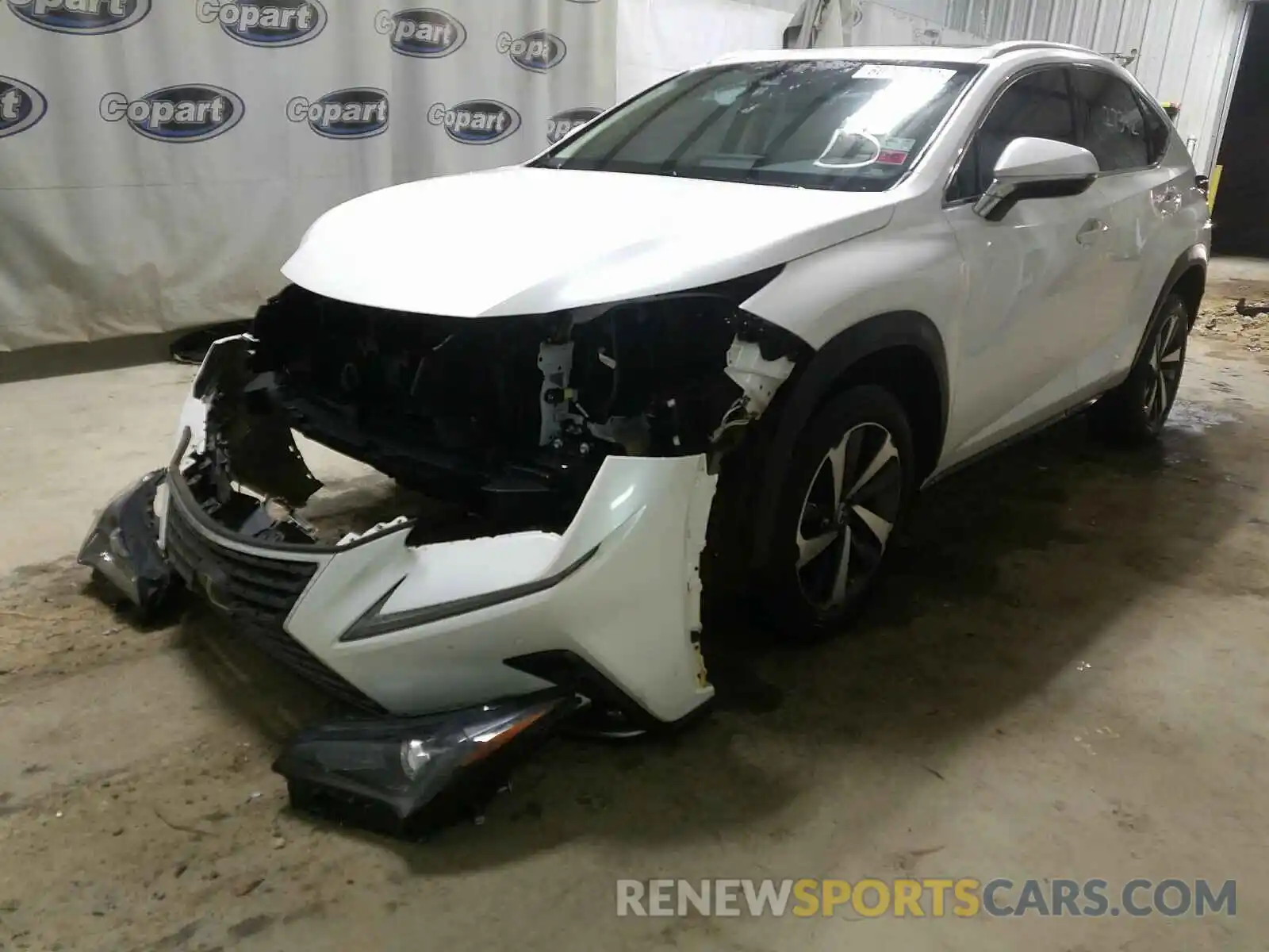 2 Фотография поврежденного автомобиля JTJYARBZ4K2129816 LEXUS NX 2019