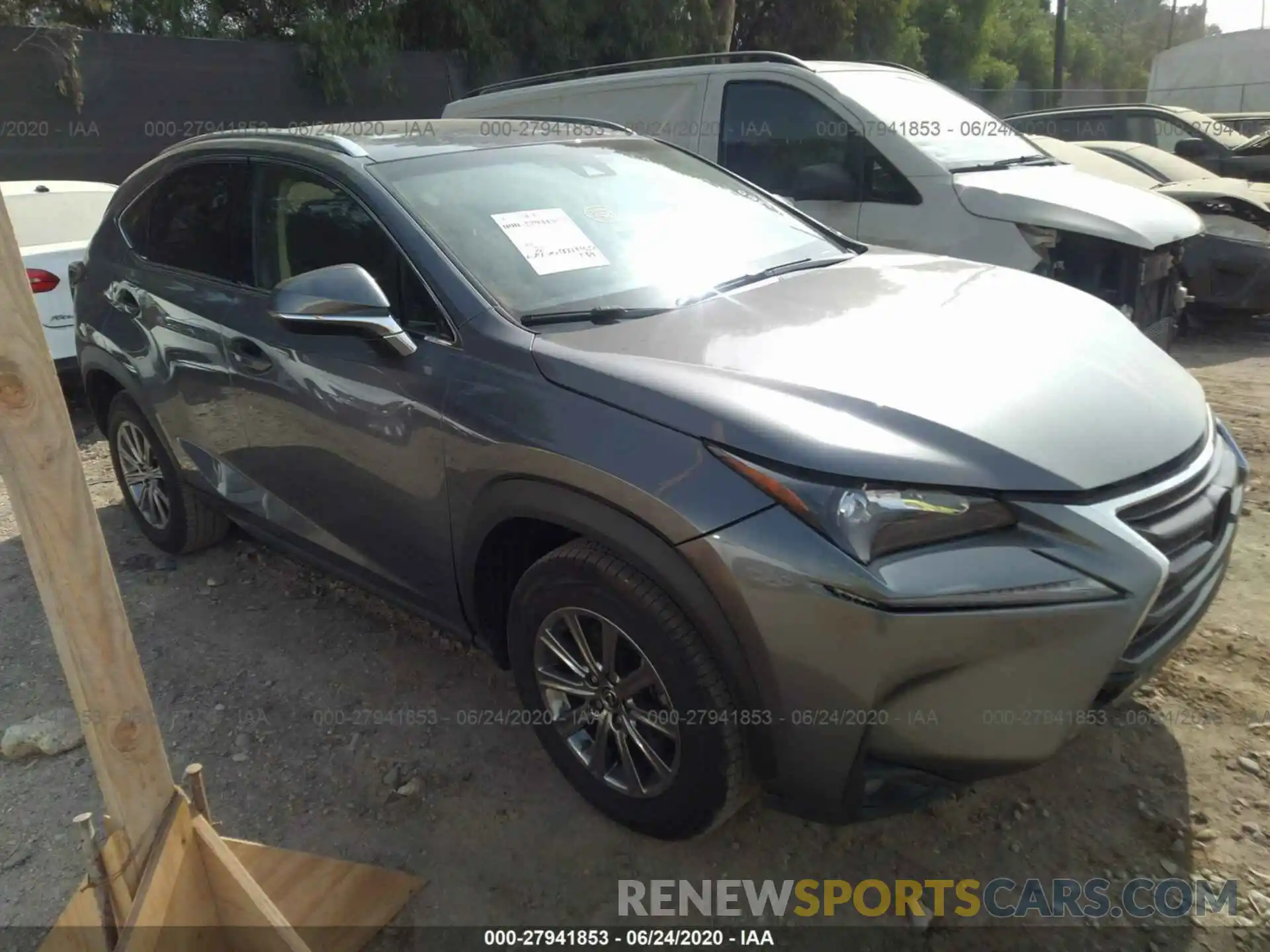 1 Photograph of a damaged car JTJYARBZ4K2130304 LEXUS NX 2019