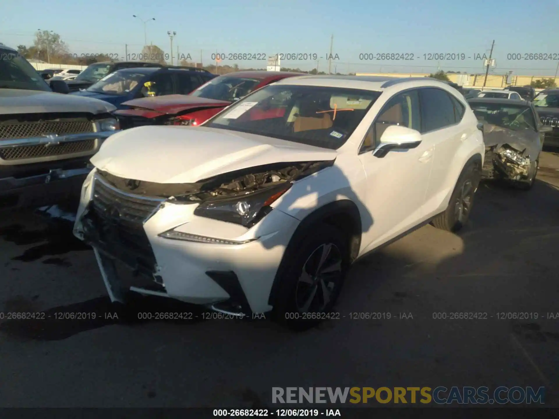 2 Photograph of a damaged car JTJYARBZ4K2130643 LEXUS NX 2019