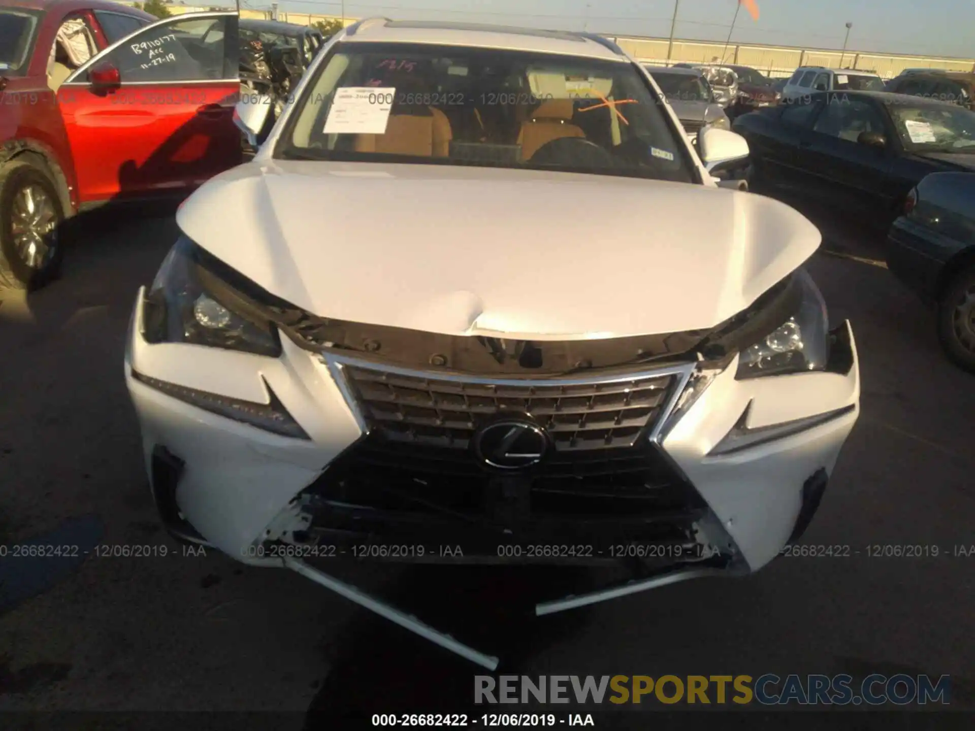 6 Photograph of a damaged car JTJYARBZ4K2130643 LEXUS NX 2019