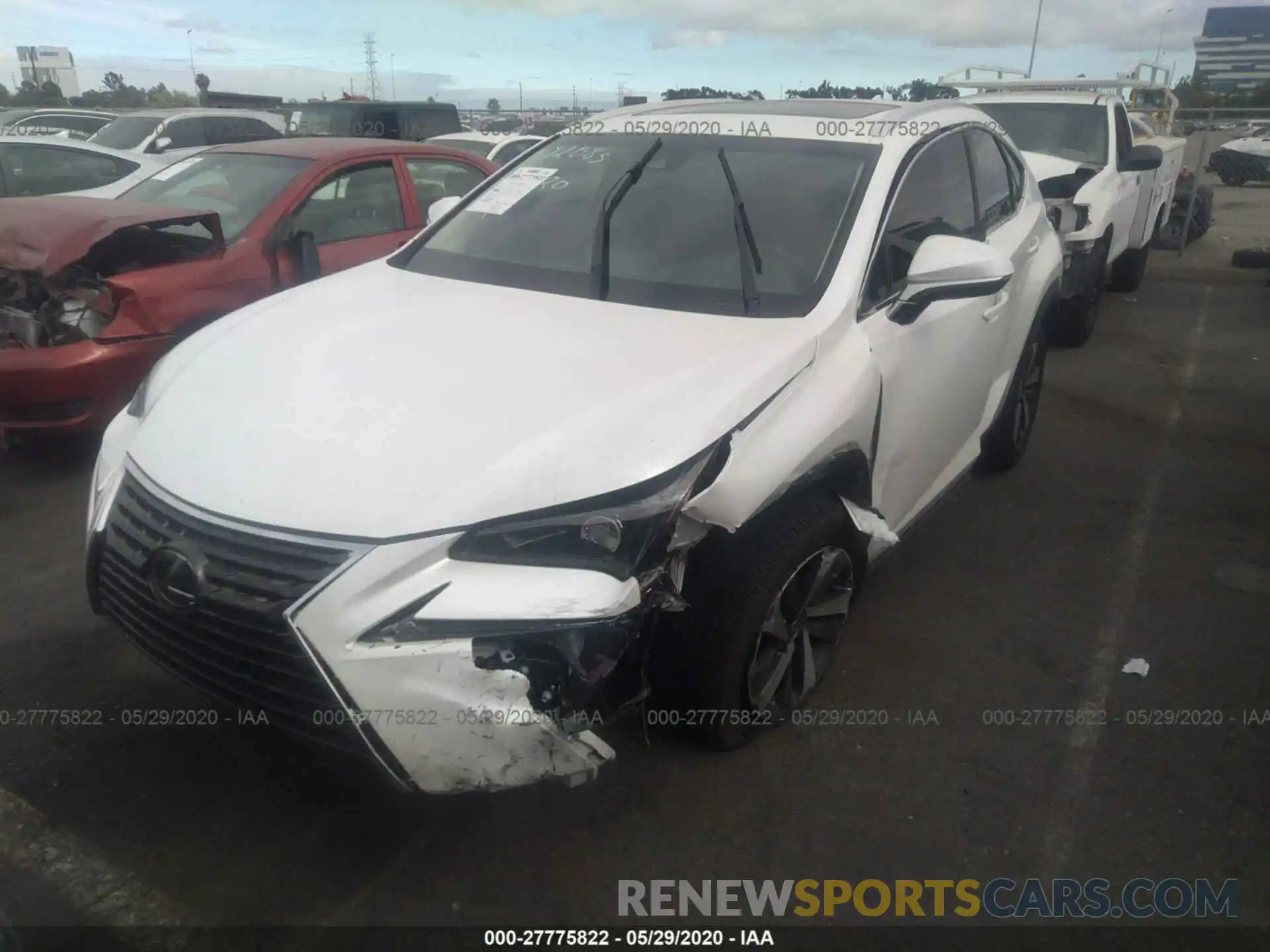 2 Photograph of a damaged car JTJYARBZ4K2132375 LEXUS NX 2019