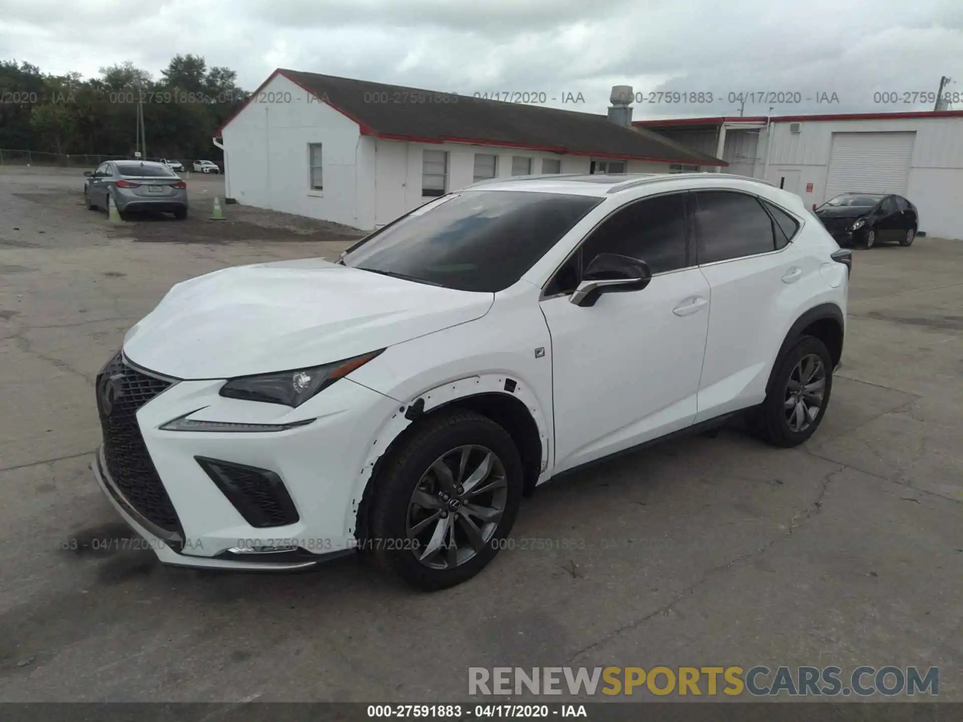 2 Фотография поврежденного автомобиля JTJYARBZ4K2133154 LEXUS NX 2019