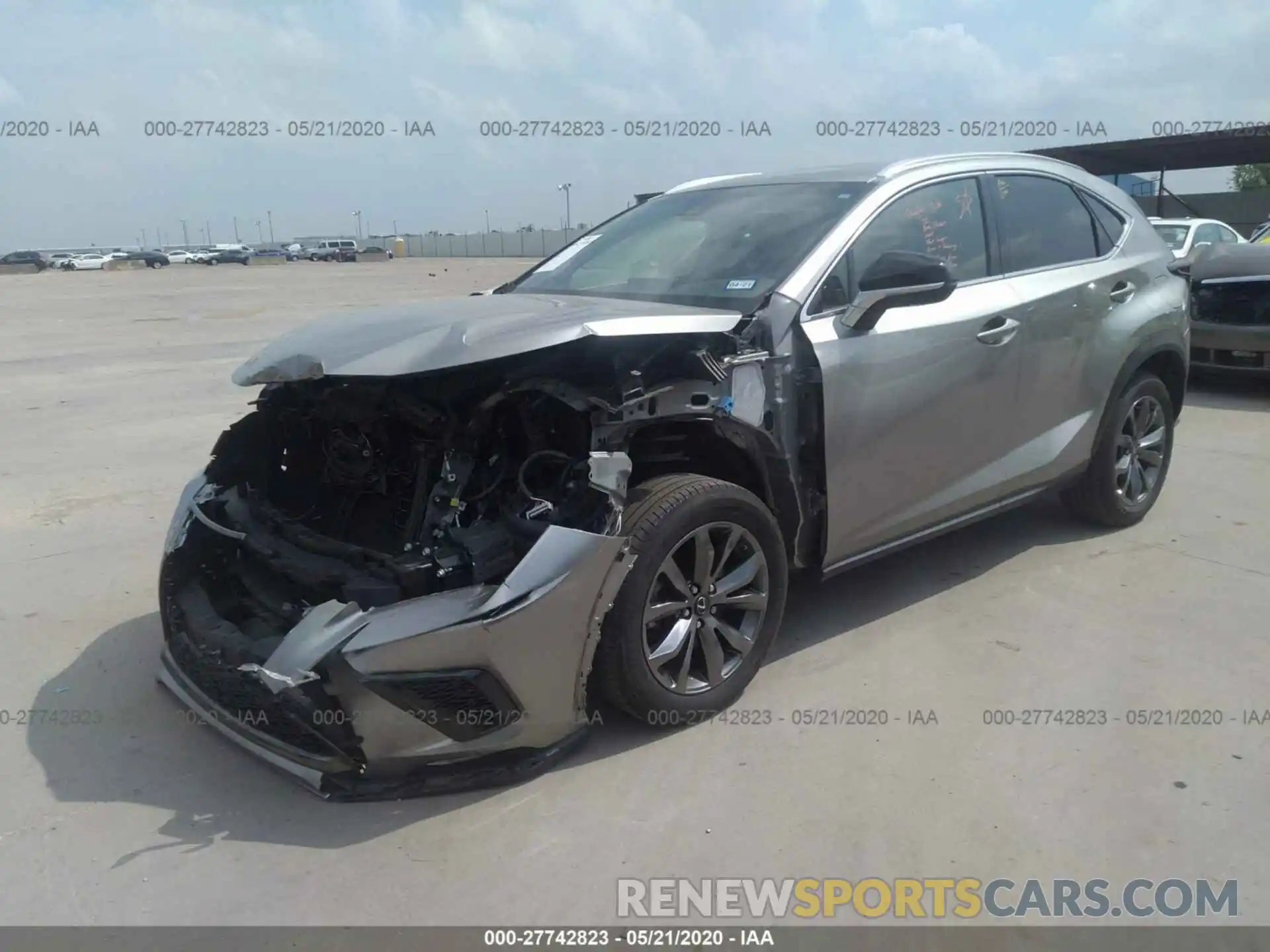 2 Photograph of a damaged car JTJYARBZ4K2134689 LEXUS NX 2019