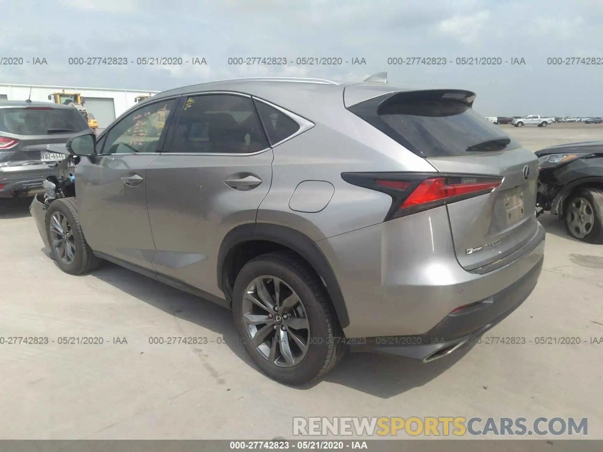 3 Фотография поврежденного автомобиля JTJYARBZ4K2134689 LEXUS NX 2019