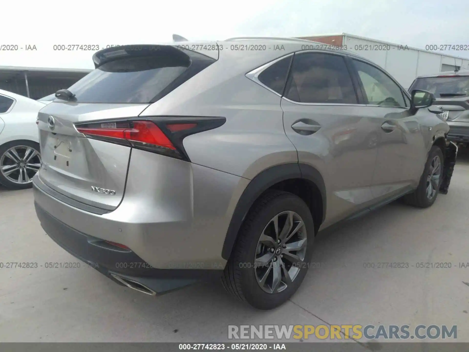 4 Фотография поврежденного автомобиля JTJYARBZ4K2134689 LEXUS NX 2019