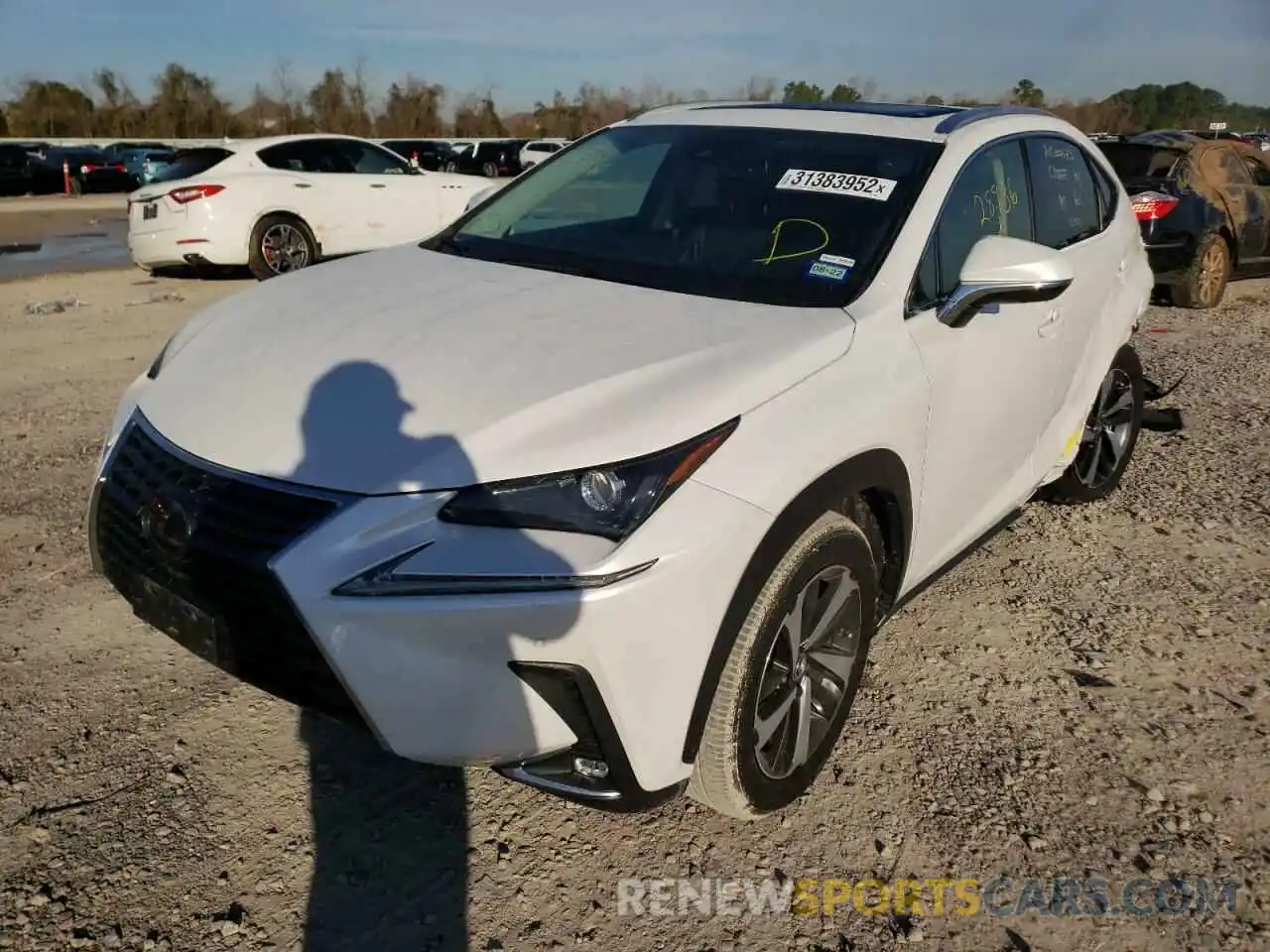 2 Фотография поврежденного автомобиля JTJYARBZ4K2135390 LEXUS NX 2019