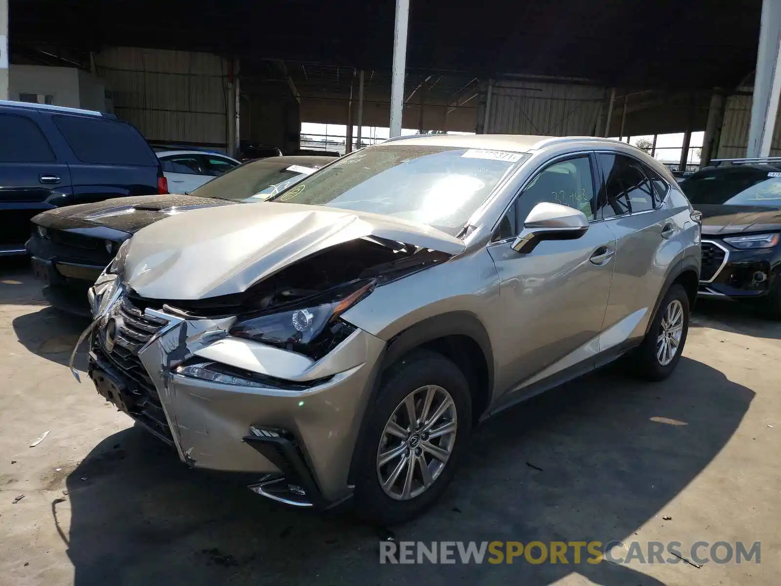 2 Фотография поврежденного автомобиля JTJYARBZ4K2135938 LEXUS NX 2019