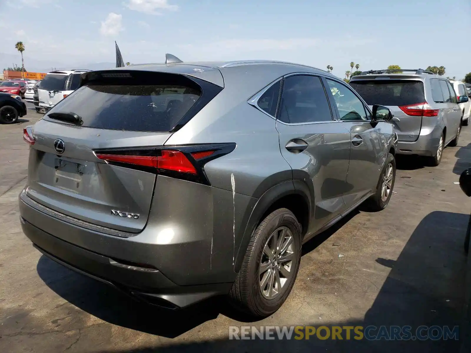 4 Фотография поврежденного автомобиля JTJYARBZ4K2135938 LEXUS NX 2019