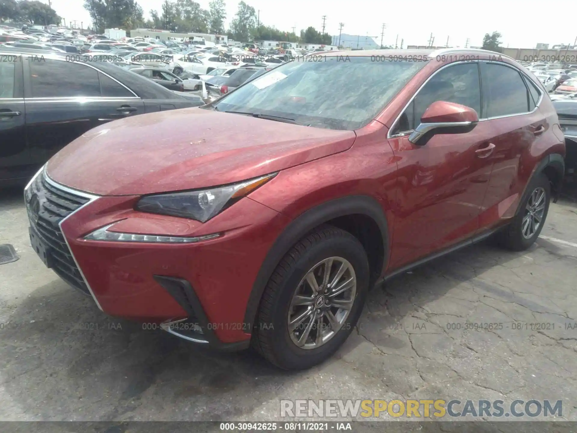 2 Фотография поврежденного автомобиля JTJYARBZ4K2136880 LEXUS NX 2019