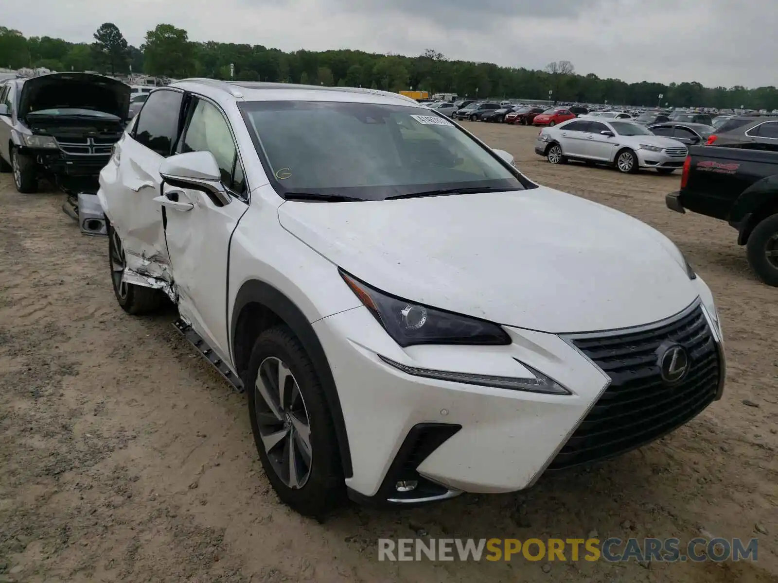 1 Photograph of a damaged car JTJYARBZ4K2137043 LEXUS NX 2019