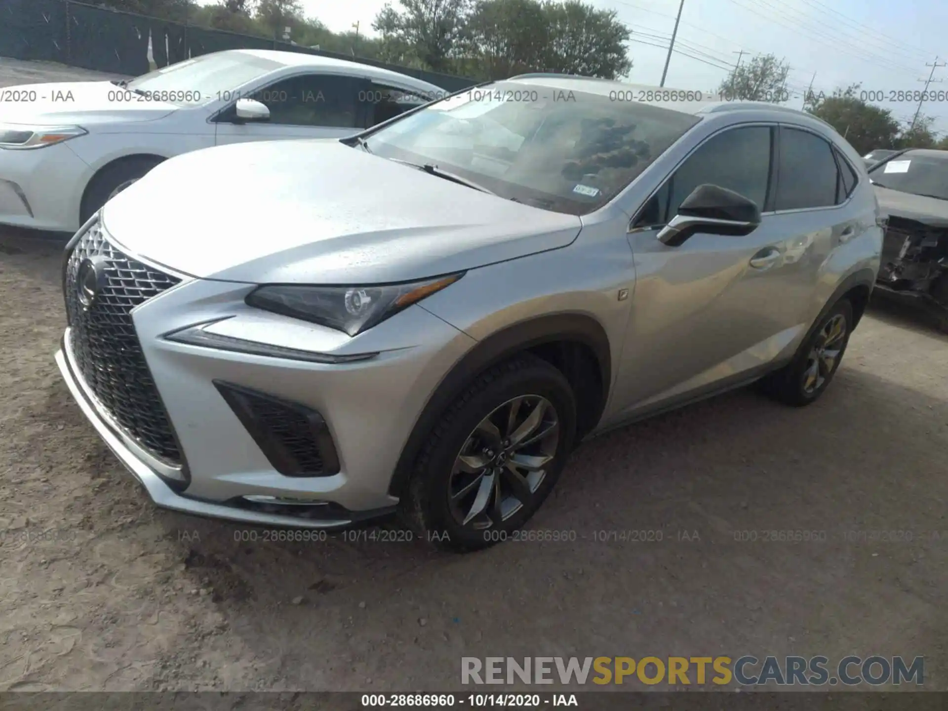 2 Фотография поврежденного автомобиля JTJYARBZ4K2138175 LEXUS NX 2019