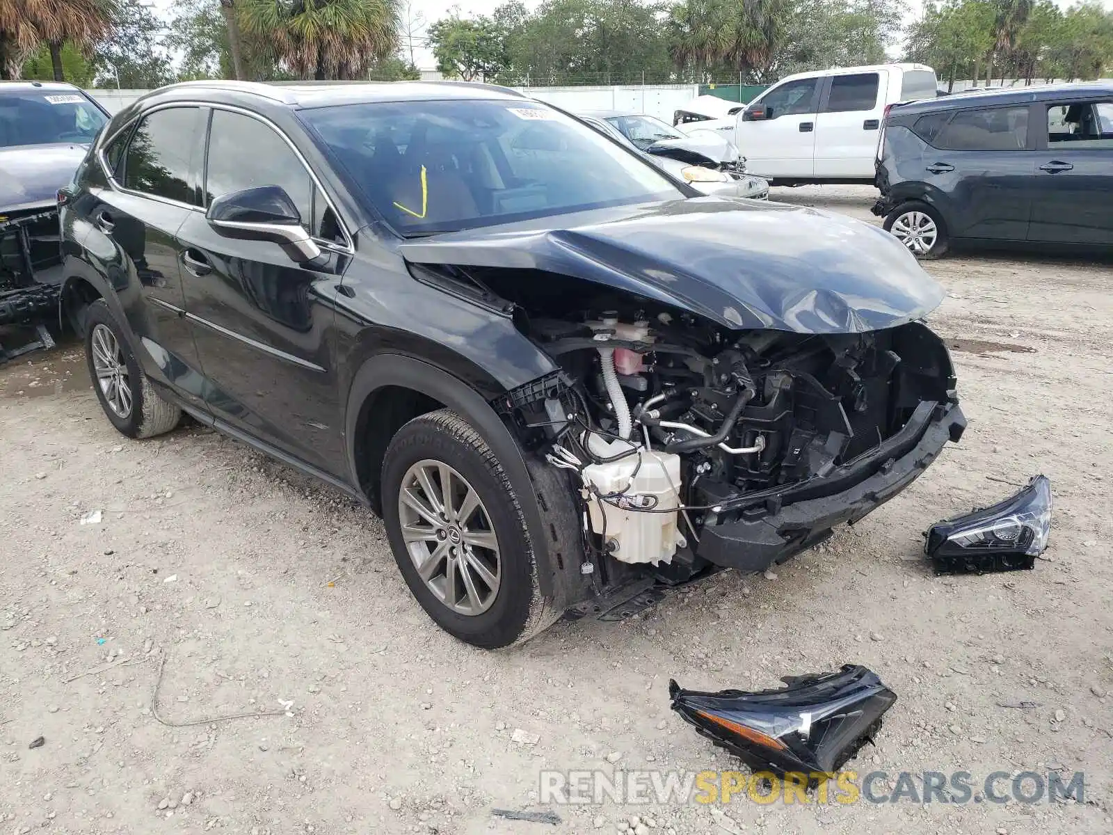 1 Photograph of a damaged car JTJYARBZ4K2138581 LEXUS NX 2019