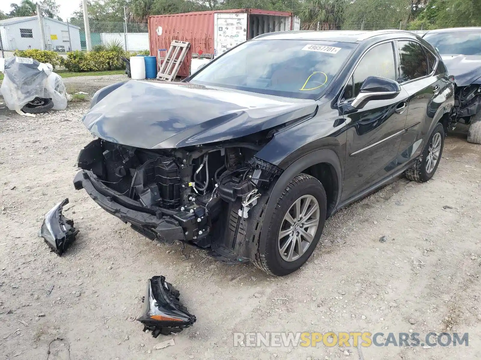 2 Фотография поврежденного автомобиля JTJYARBZ4K2138581 LEXUS NX 2019