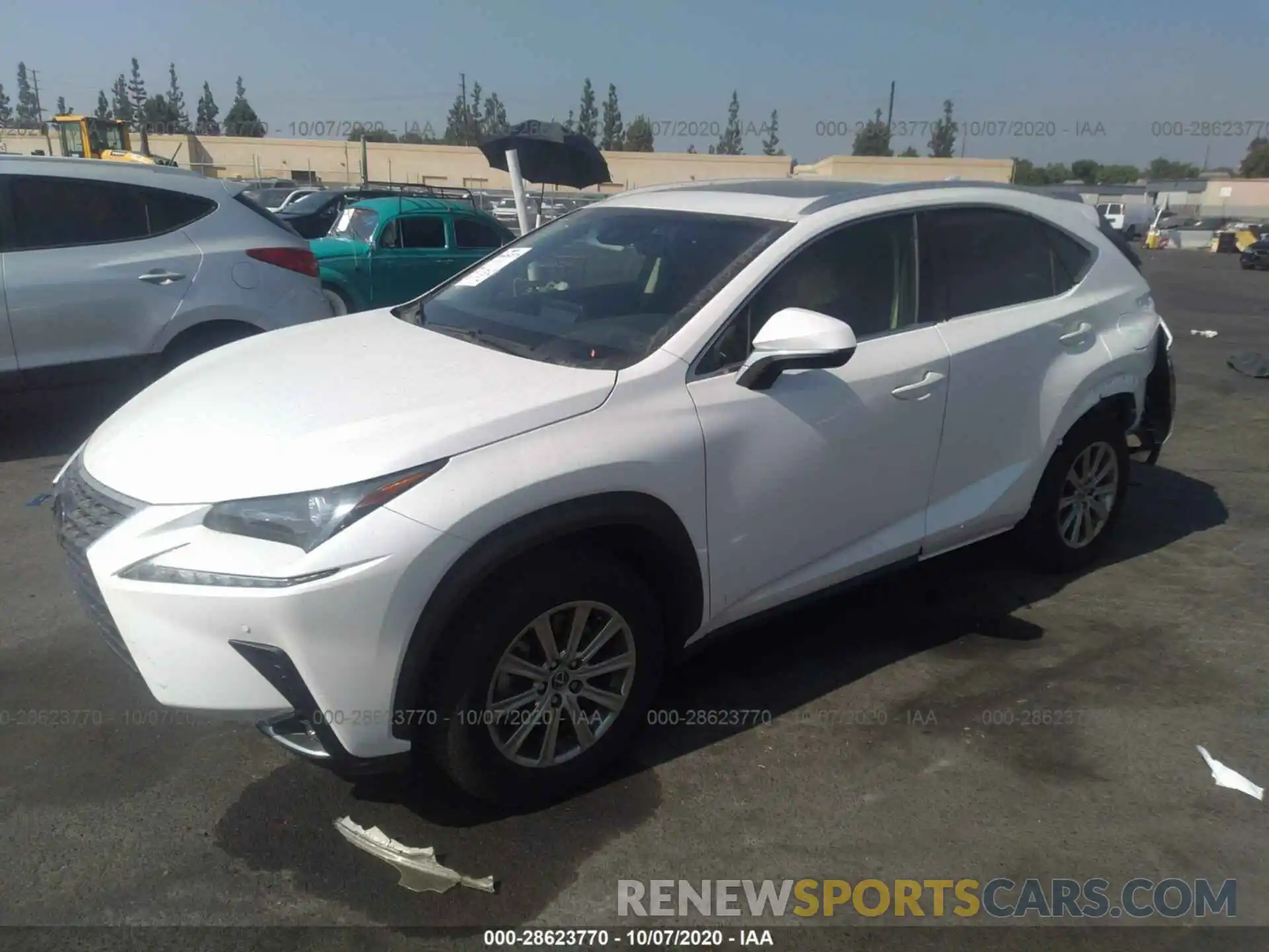 2 Фотография поврежденного автомобиля JTJYARBZ4K2139410 LEXUS NX 2019