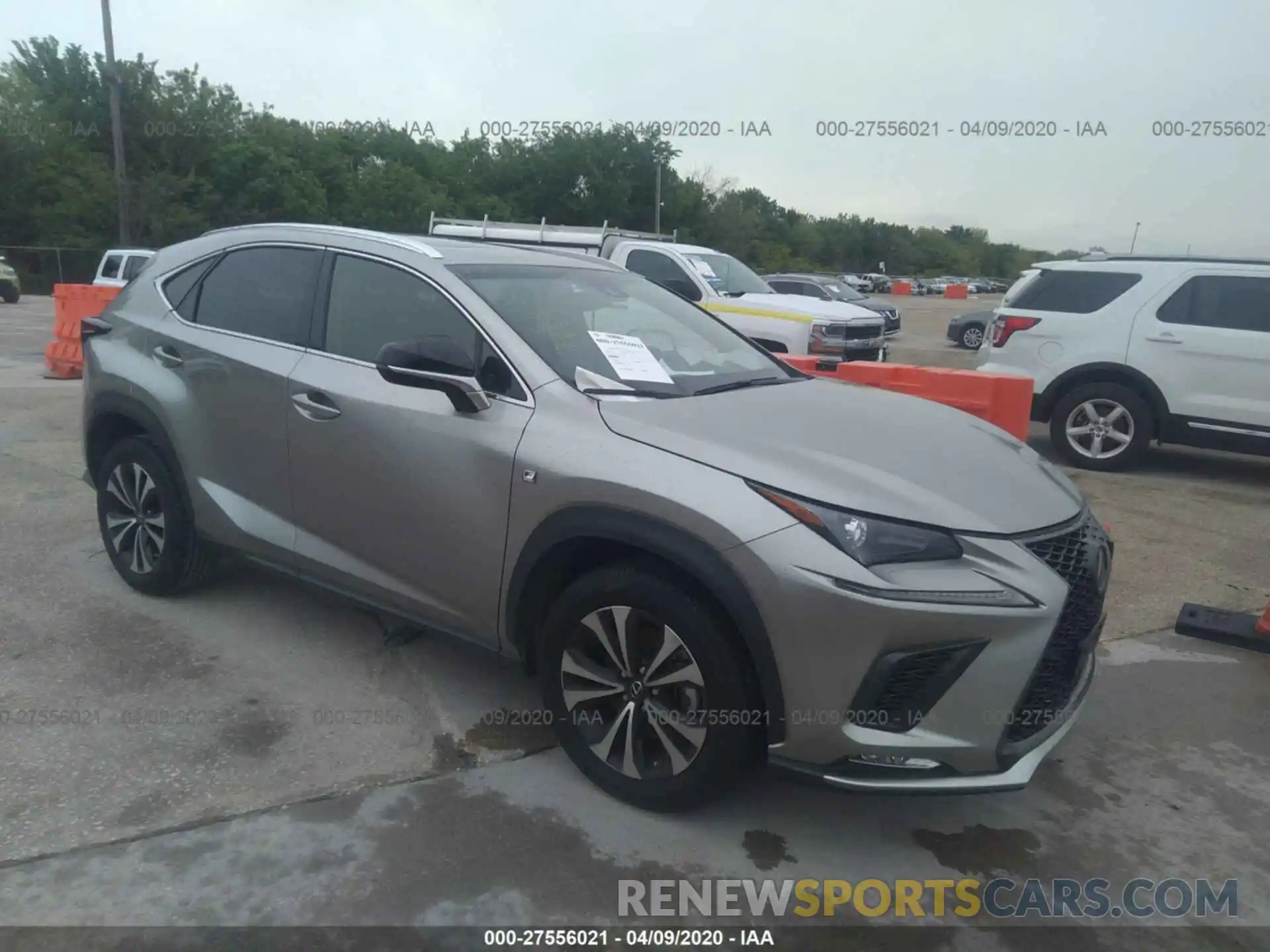 1 Photograph of a damaged car JTJYARBZ4K2140489 LEXUS NX 2019