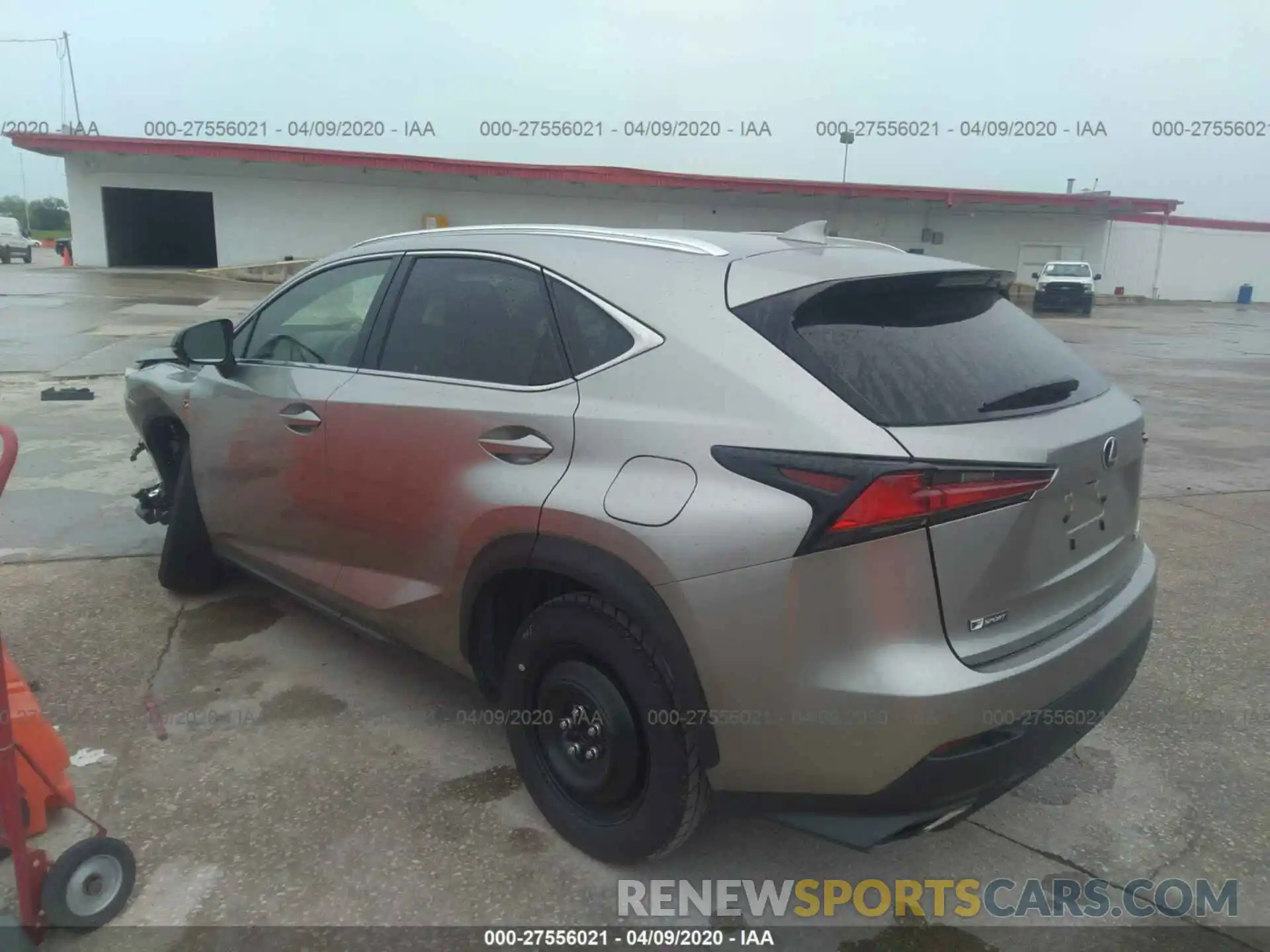 3 Фотография поврежденного автомобиля JTJYARBZ4K2140489 LEXUS NX 2019