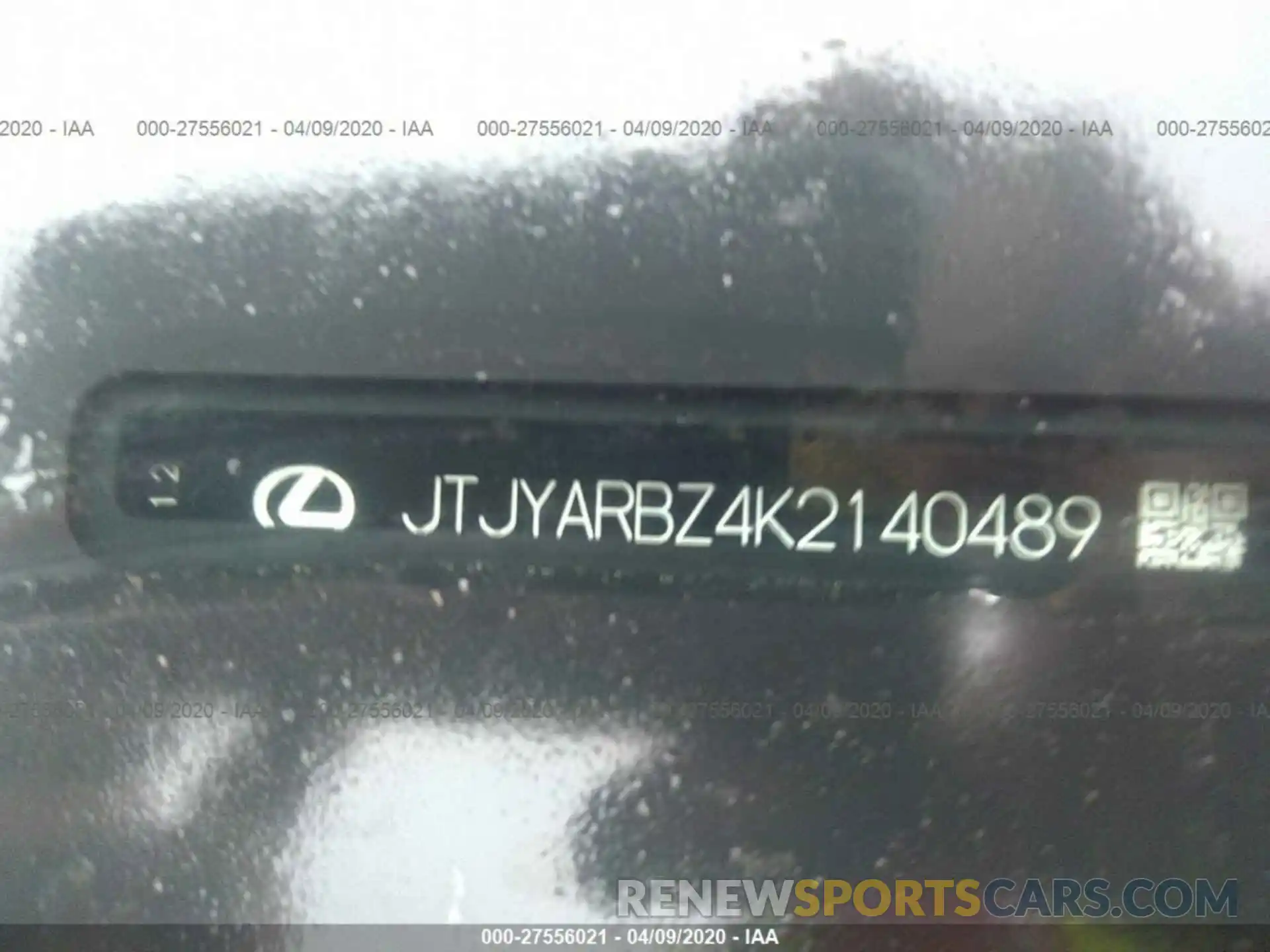 9 Photograph of a damaged car JTJYARBZ4K2140489 LEXUS NX 2019