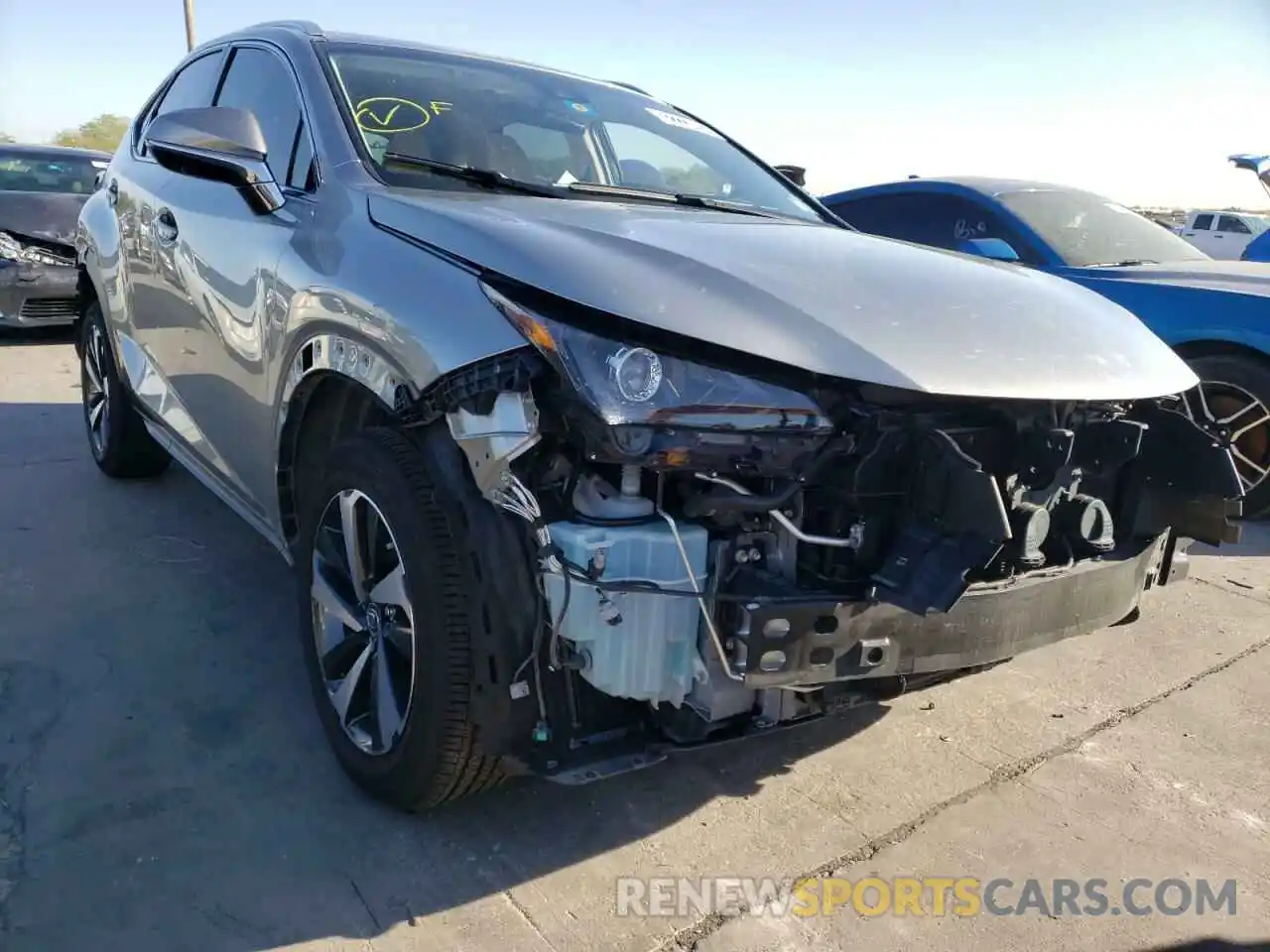 1 Photograph of a damaged car JTJYARBZ4K2141058 LEXUS NX 2019