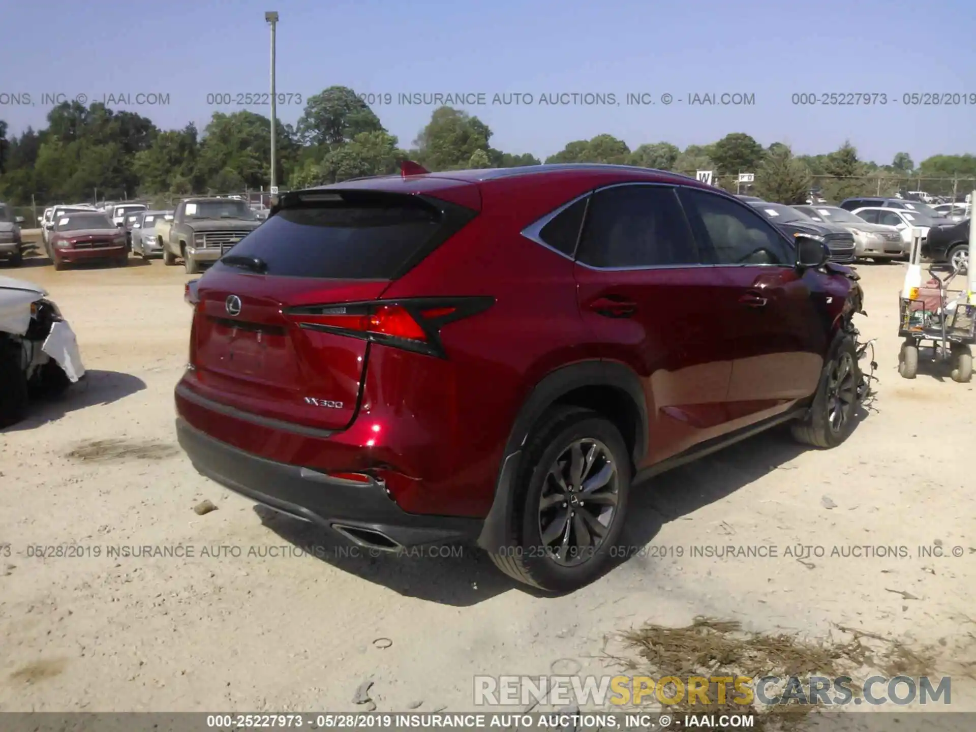 4 Фотография поврежденного автомобиля JTJYARBZ4K2142193 LEXUS NX 2019