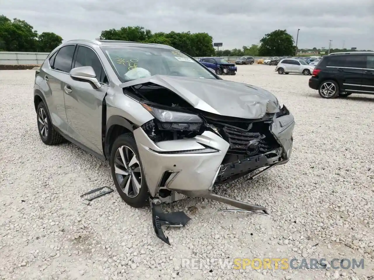 1 Photograph of a damaged car JTJYARBZ4K2144980 LEXUS NX 2019