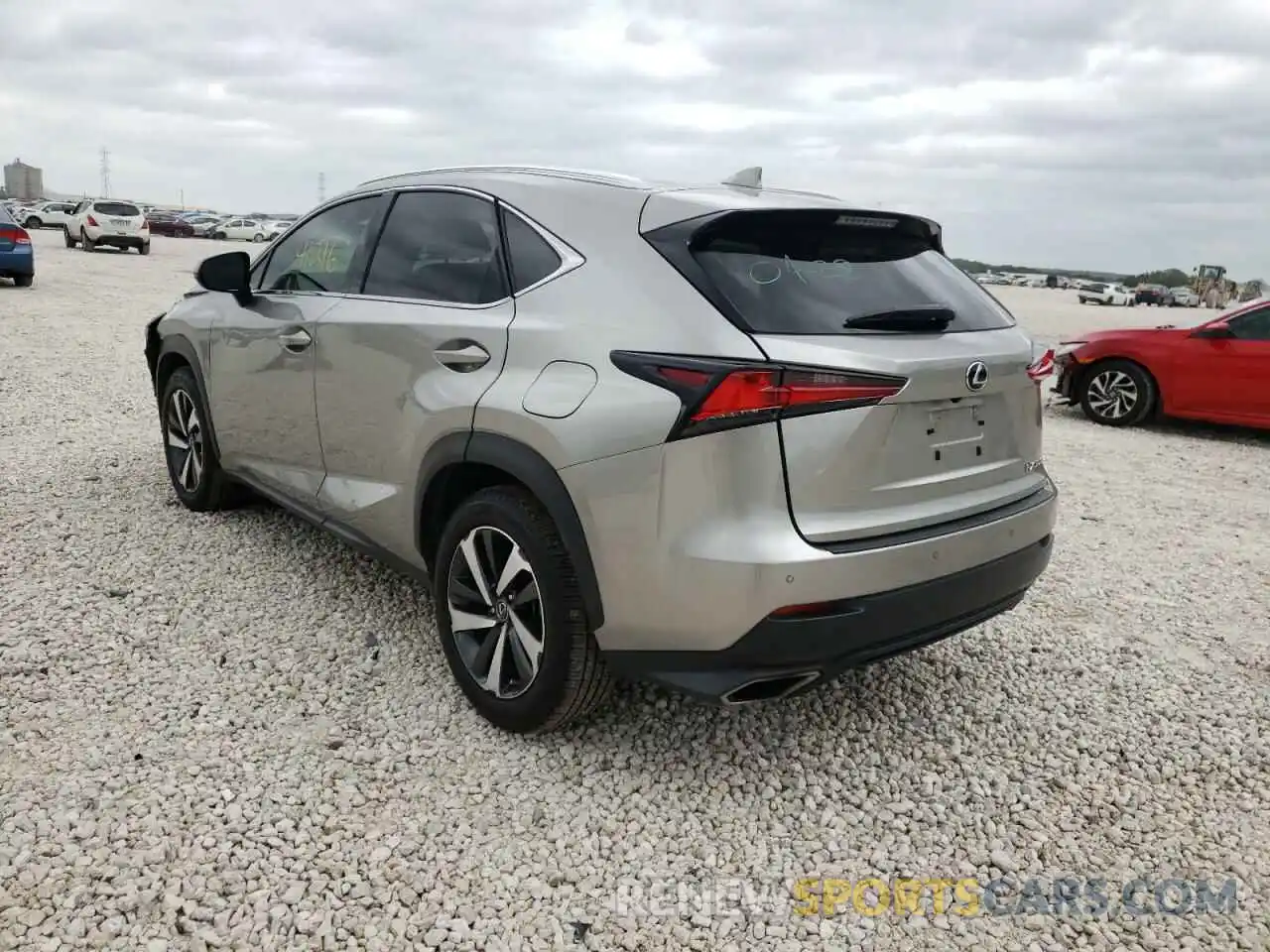 3 Фотография поврежденного автомобиля JTJYARBZ4K2144980 LEXUS NX 2019