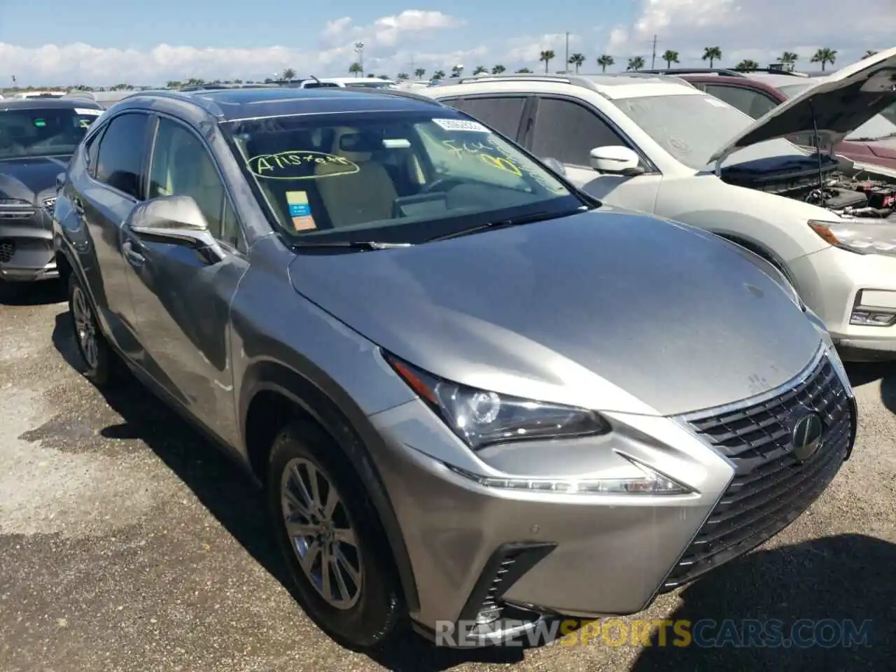 1 Photograph of a damaged car JTJYARBZ4K2145241 LEXUS NX 2019