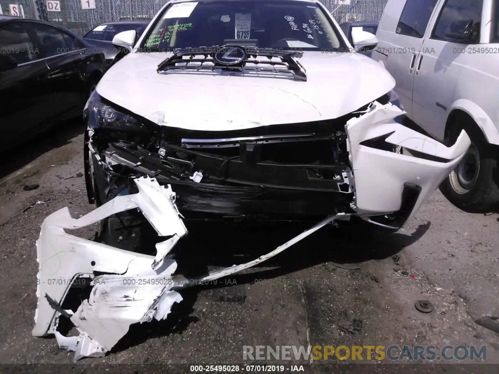 6 Photograph of a damaged car JTJYARBZ4K2146194 LEXUS NX 2019