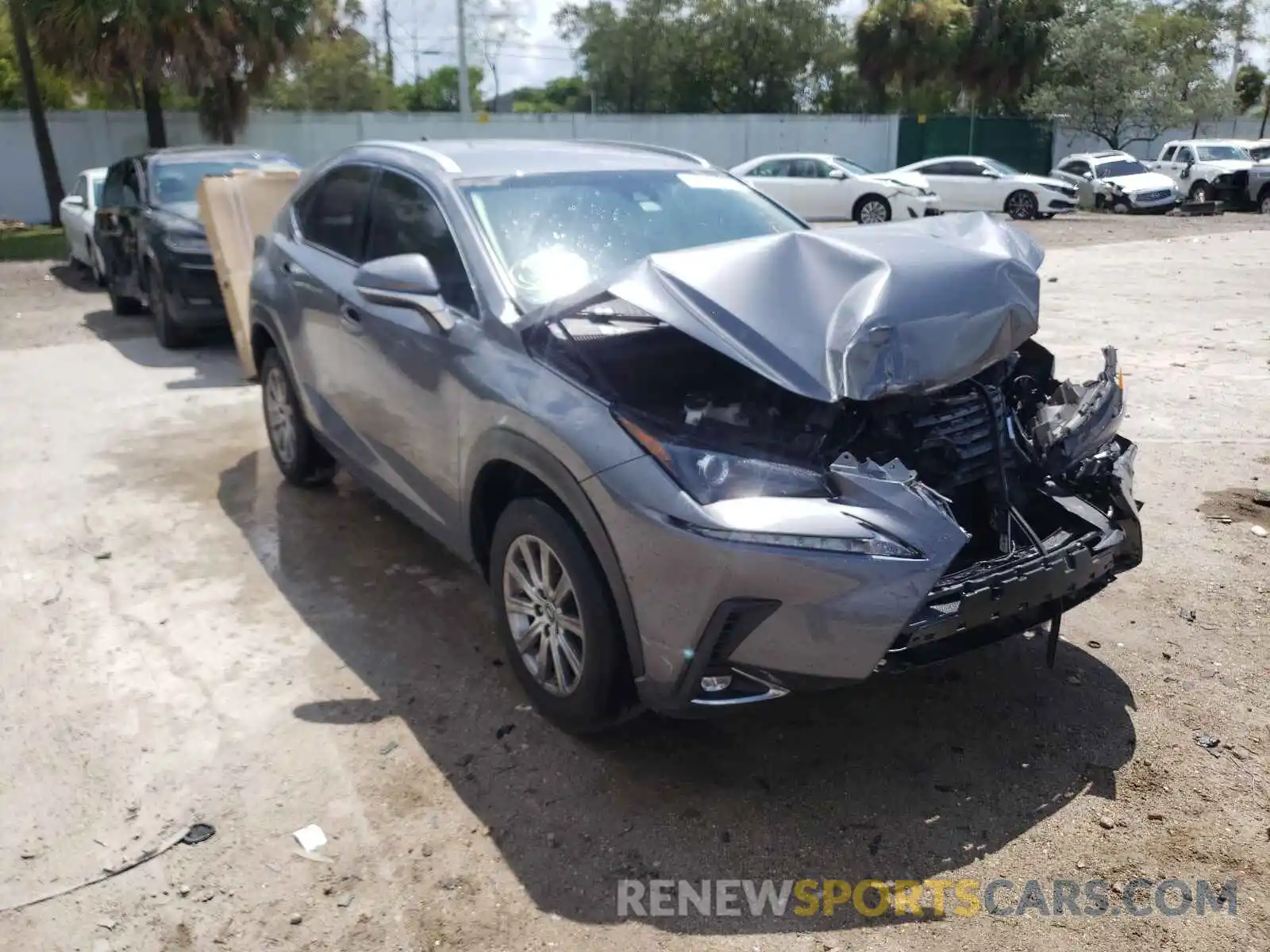 1 Photograph of a damaged car JTJYARBZ4K2146406 LEXUS NX 2019