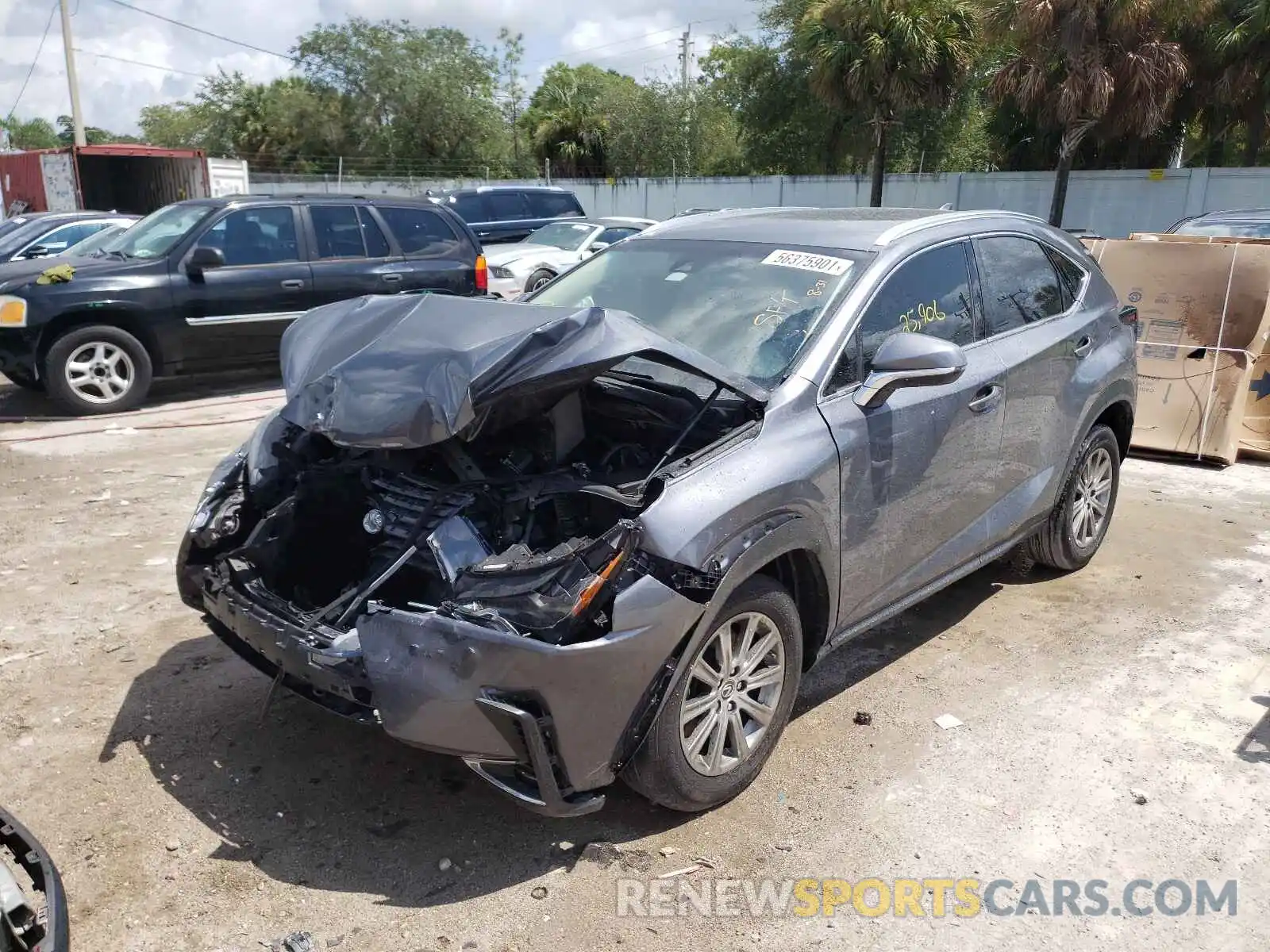 2 Photograph of a damaged car JTJYARBZ4K2146406 LEXUS NX 2019