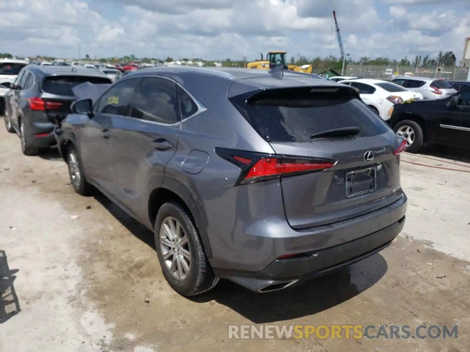 3 Фотография поврежденного автомобиля JTJYARBZ4K2146406 LEXUS NX 2019