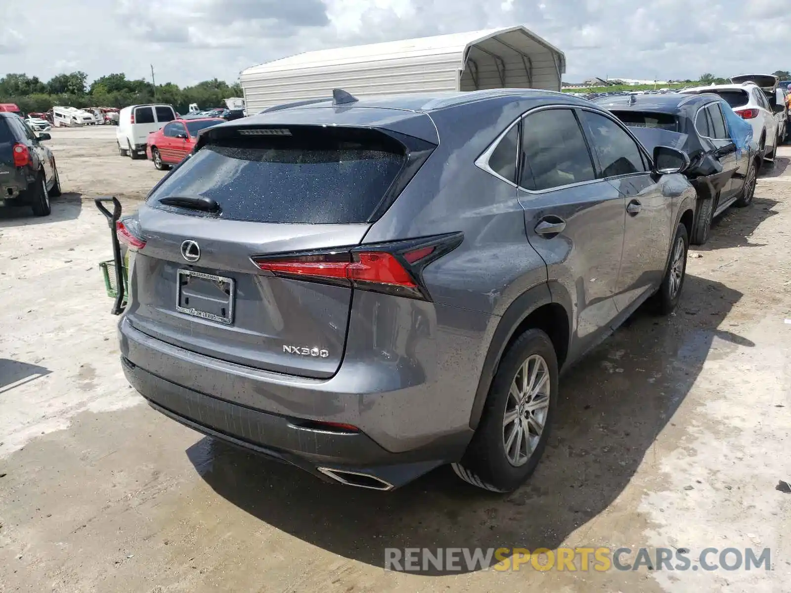 4 Фотография поврежденного автомобиля JTJYARBZ4K2146406 LEXUS NX 2019