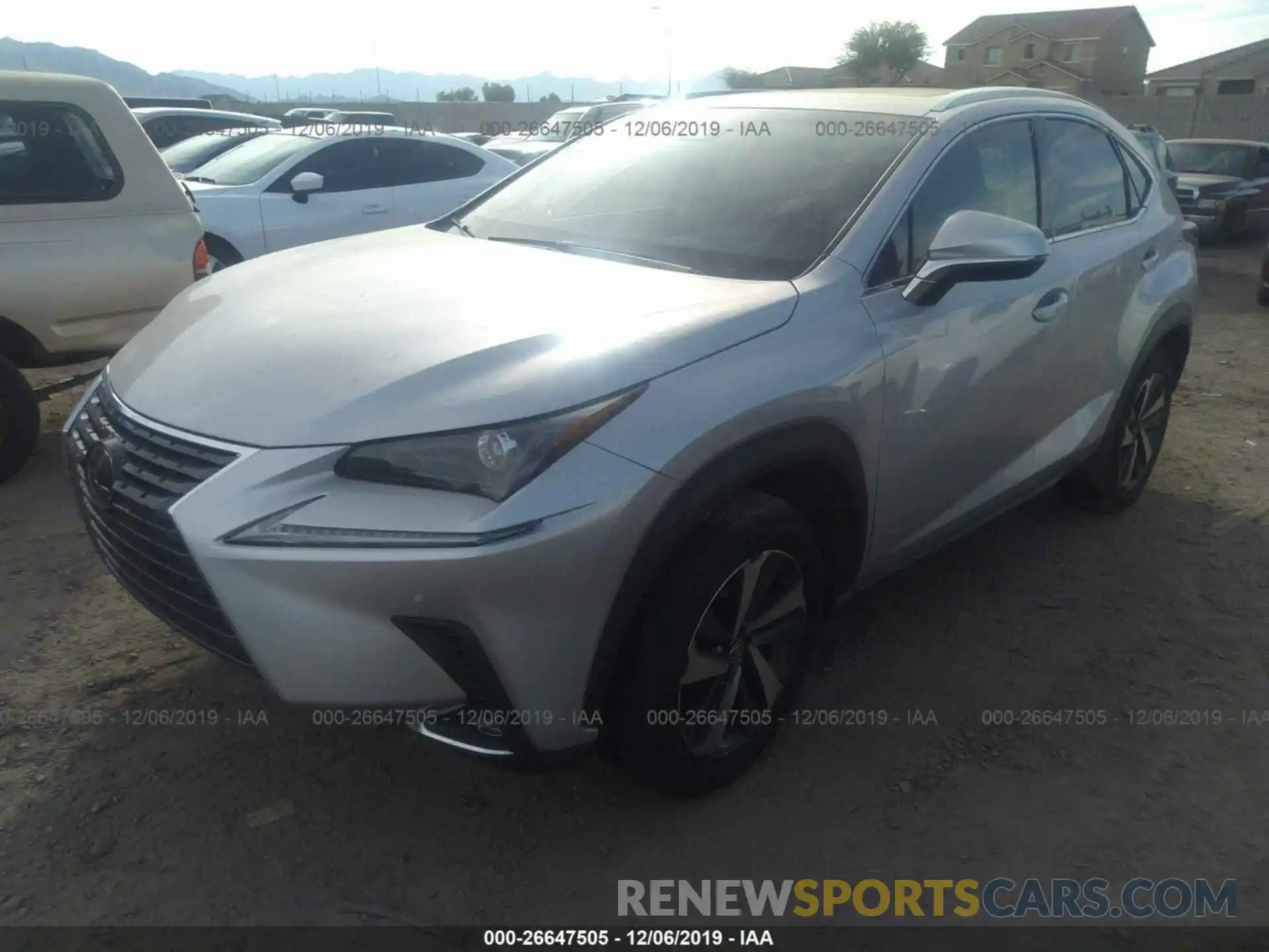 2 Фотография поврежденного автомобиля JTJYARBZ4K2148639 LEXUS NX 2019