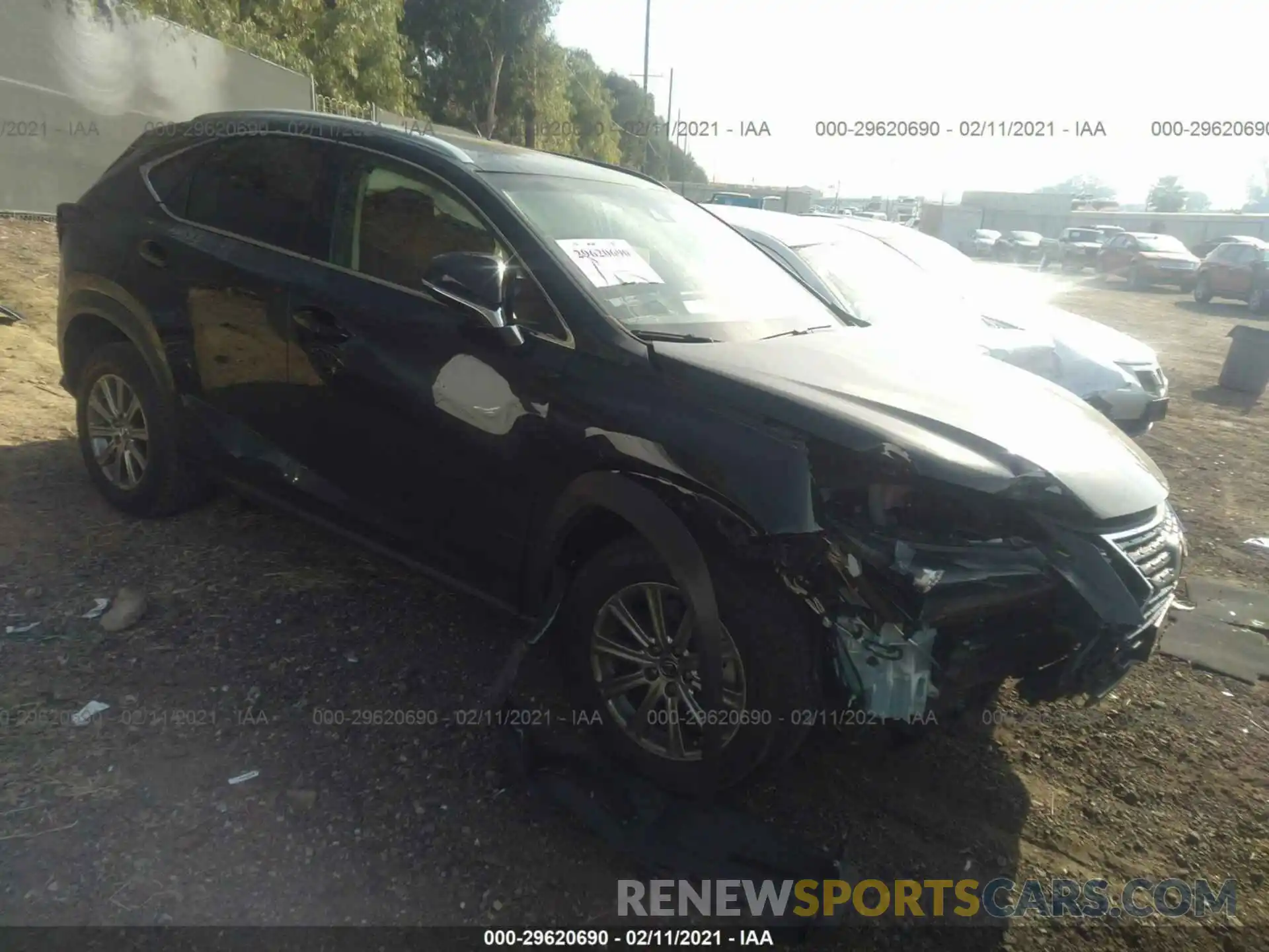 1 Photograph of a damaged car JTJYARBZ4K2150052 LEXUS NX 2019