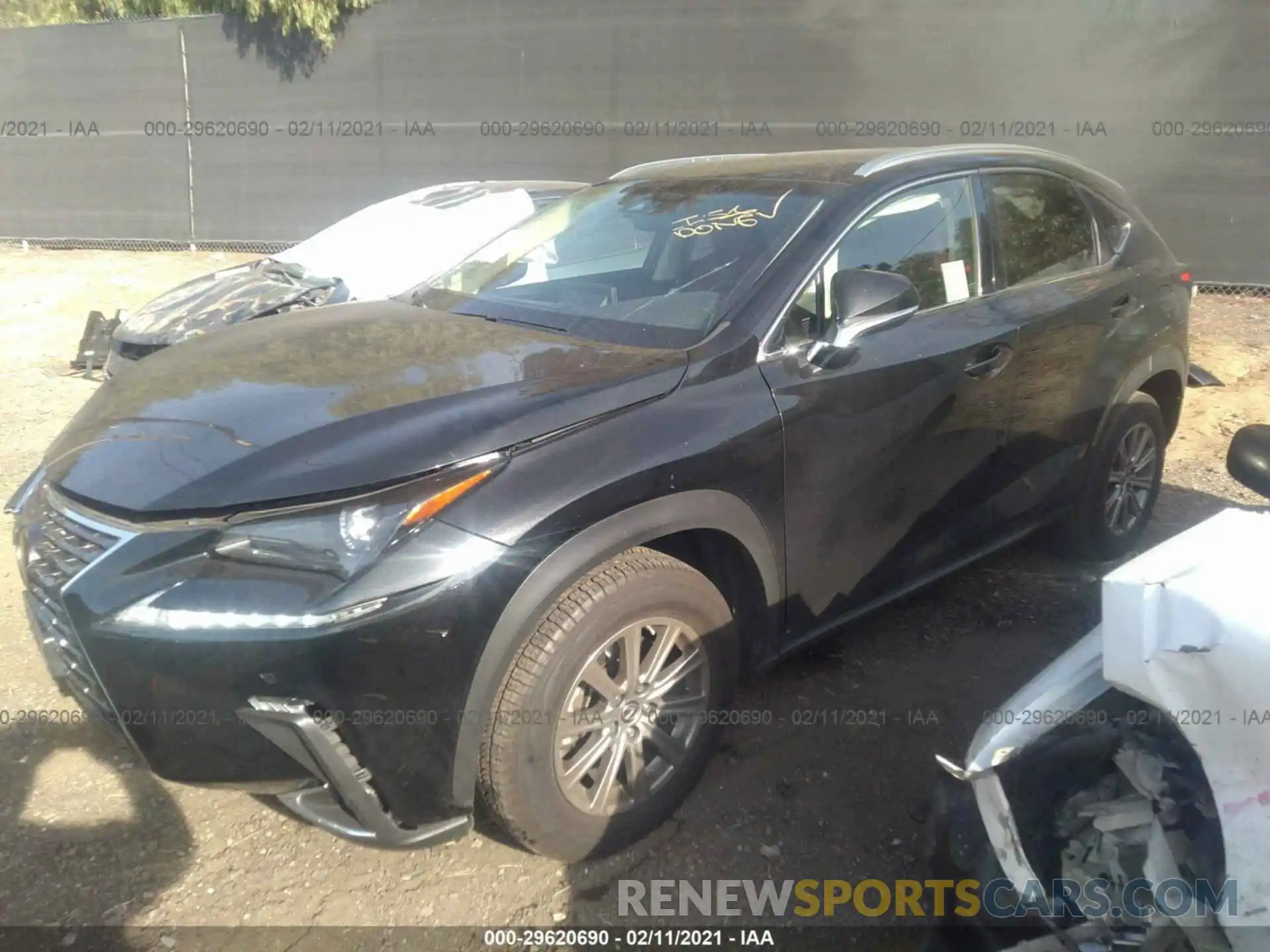 2 Photograph of a damaged car JTJYARBZ4K2150052 LEXUS NX 2019