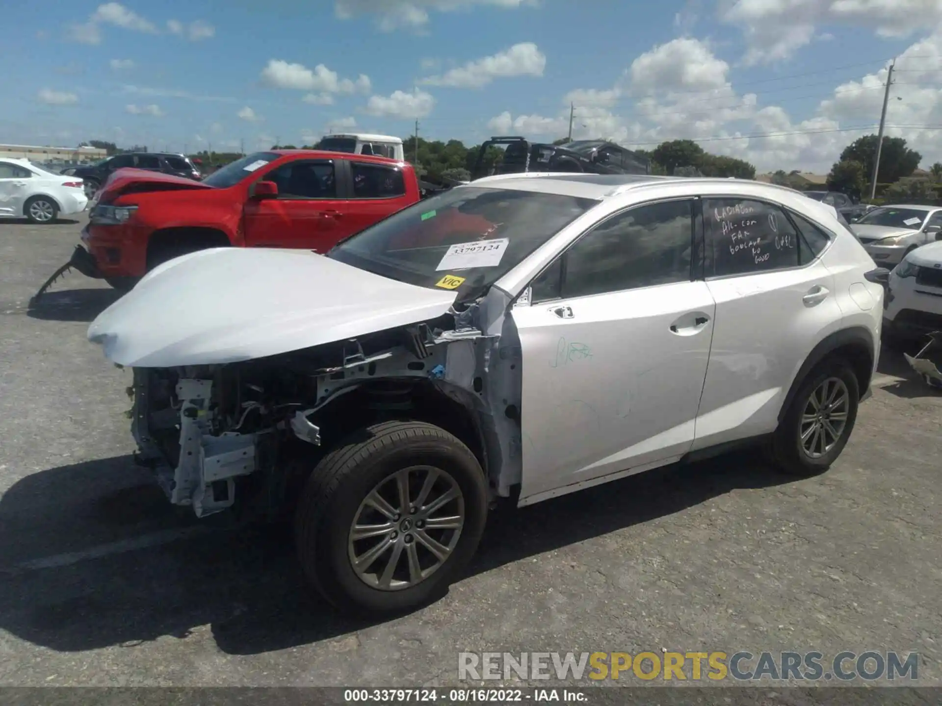 2 Photograph of a damaged car JTJYARBZ4K2150293 LEXUS NX 2019