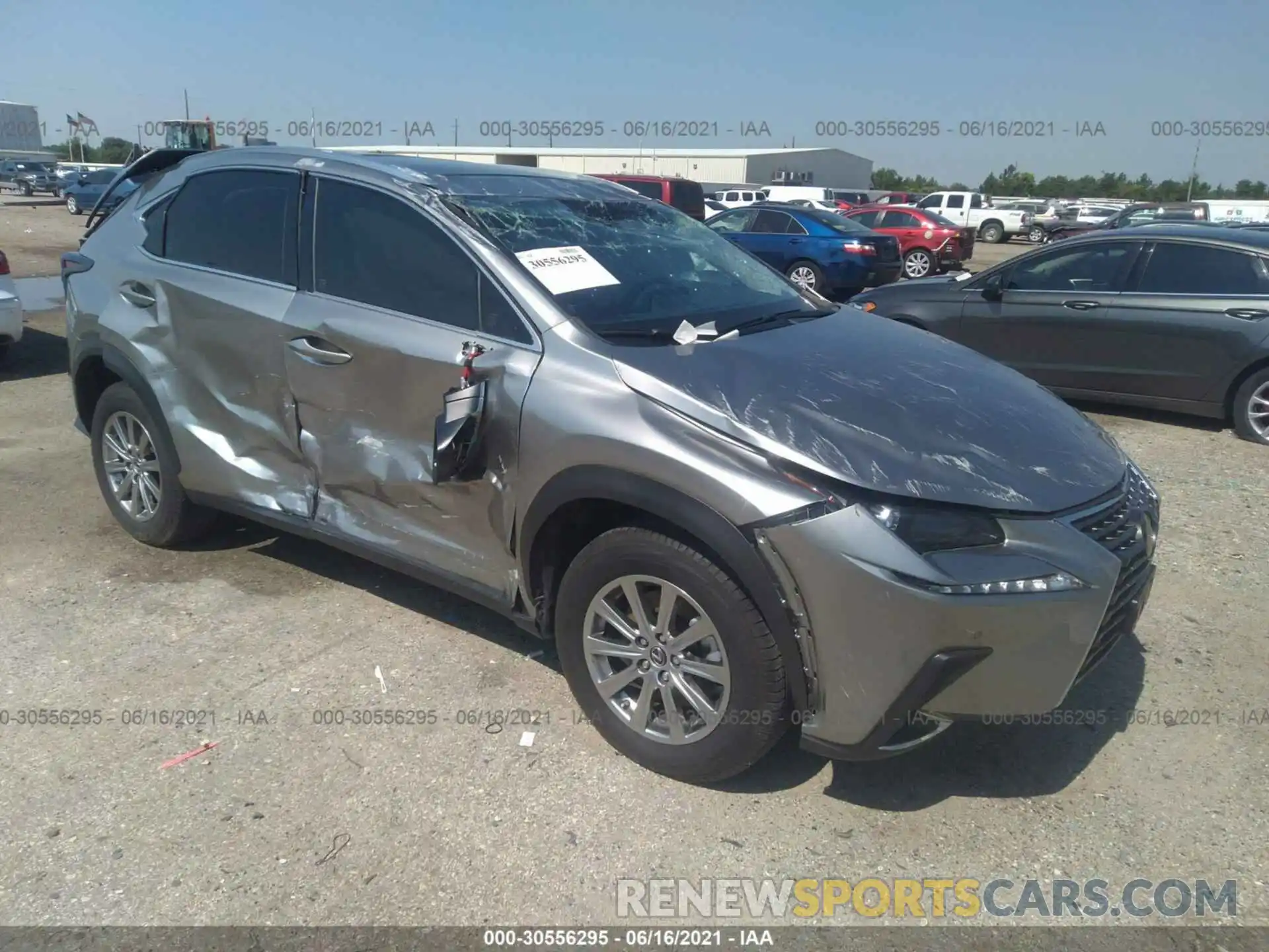 1 Photograph of a damaged car JTJYARBZ4K2151007 LEXUS NX 2019