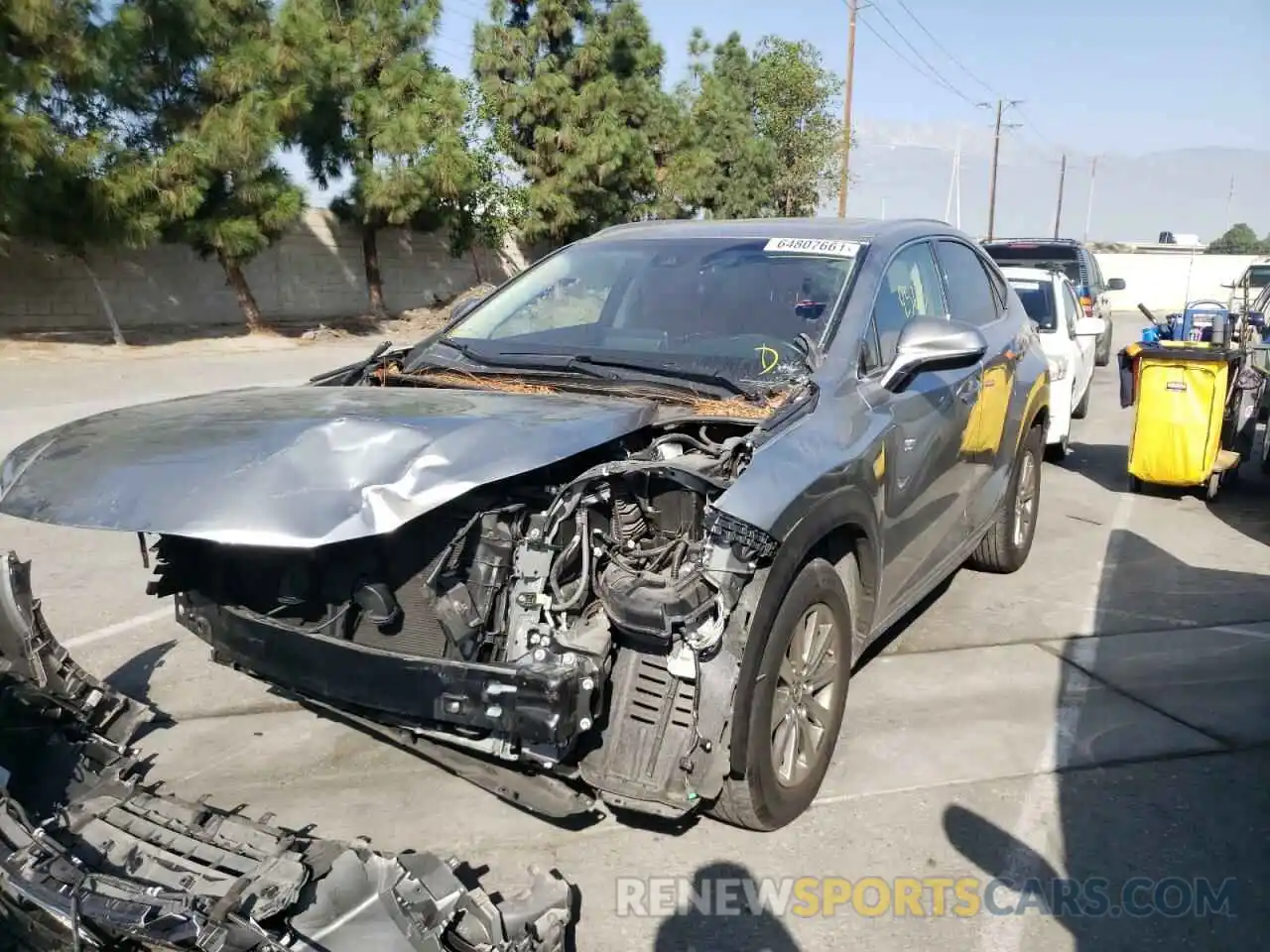 2 Photograph of a damaged car JTJYARBZ4K2151539 LEXUS NX 2019