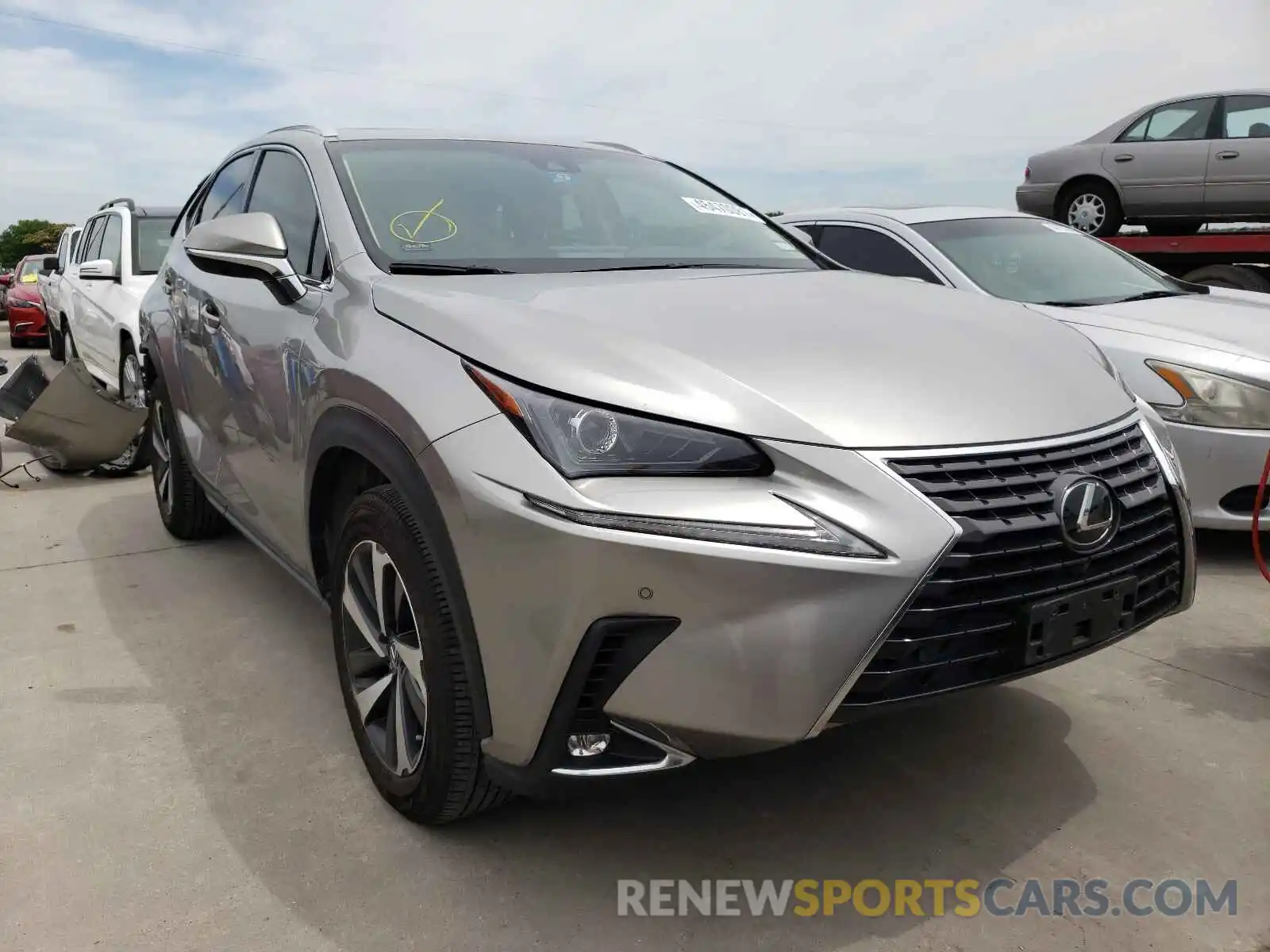 1 Photograph of a damaged car JTJYARBZ4K2154716 LEXUS NX 2019