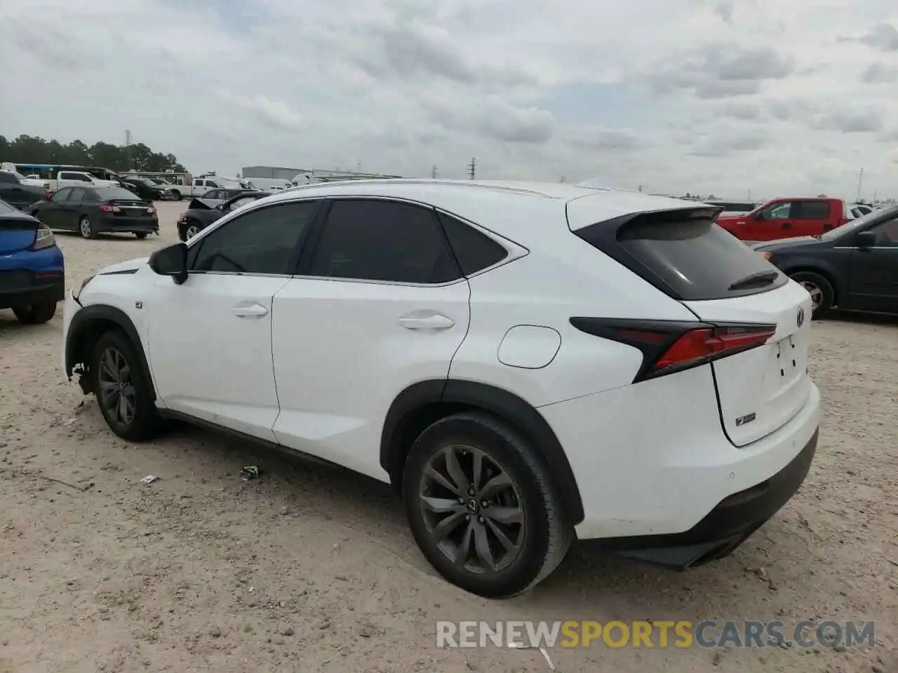 2 Фотография поврежденного автомобиля JTJYARBZ4K2155140 LEXUS NX 2019