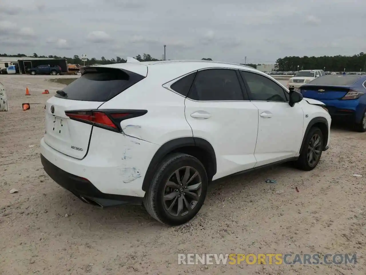 3 Фотография поврежденного автомобиля JTJYARBZ4K2155140 LEXUS NX 2019